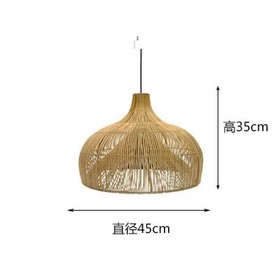 Rattan Pendant Lamp LED