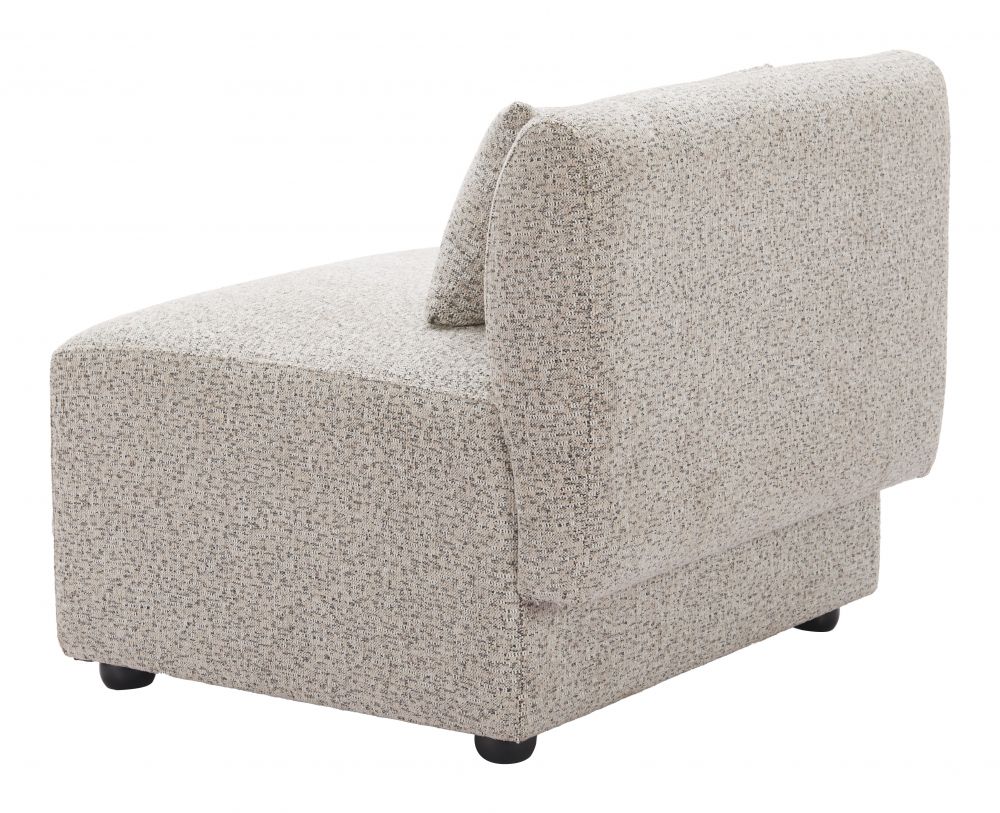Simu Textured Fabric Middle Chair