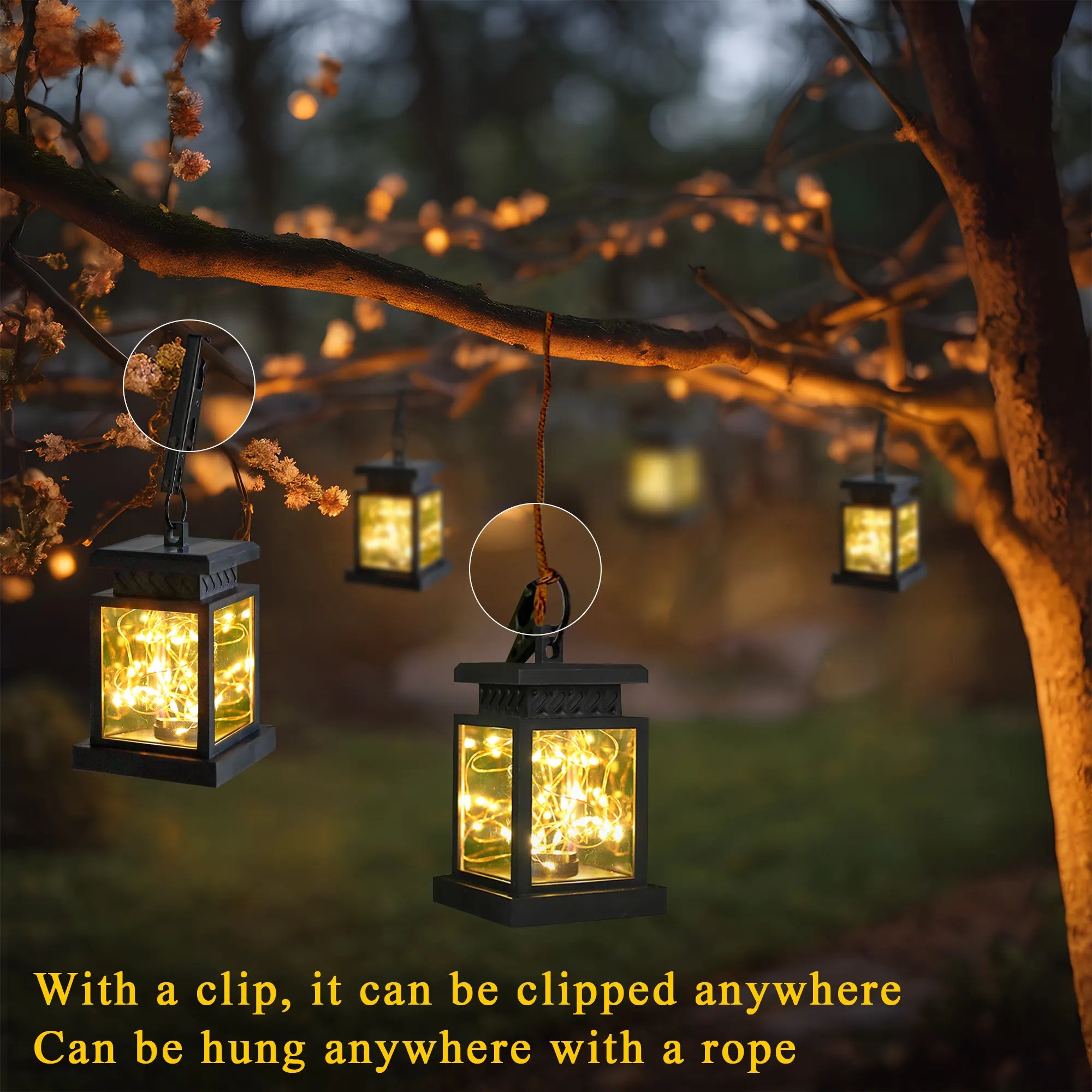 Set of 6 Solar Lantern Lights-1