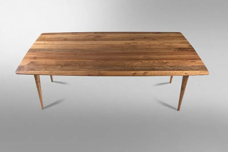 Edge Glued Hardwood Dining Table - Solid Kitchen Table