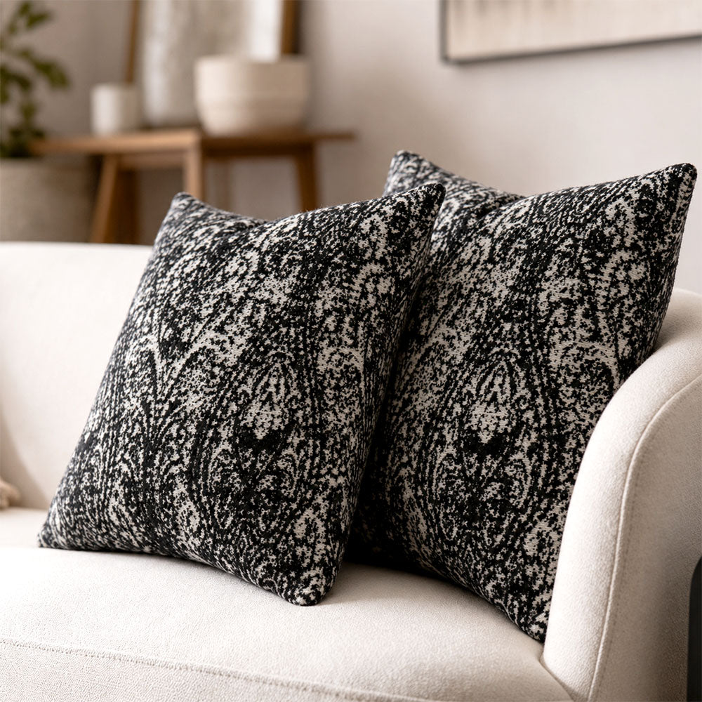 Soren Damask Jacquard Pillow Covers