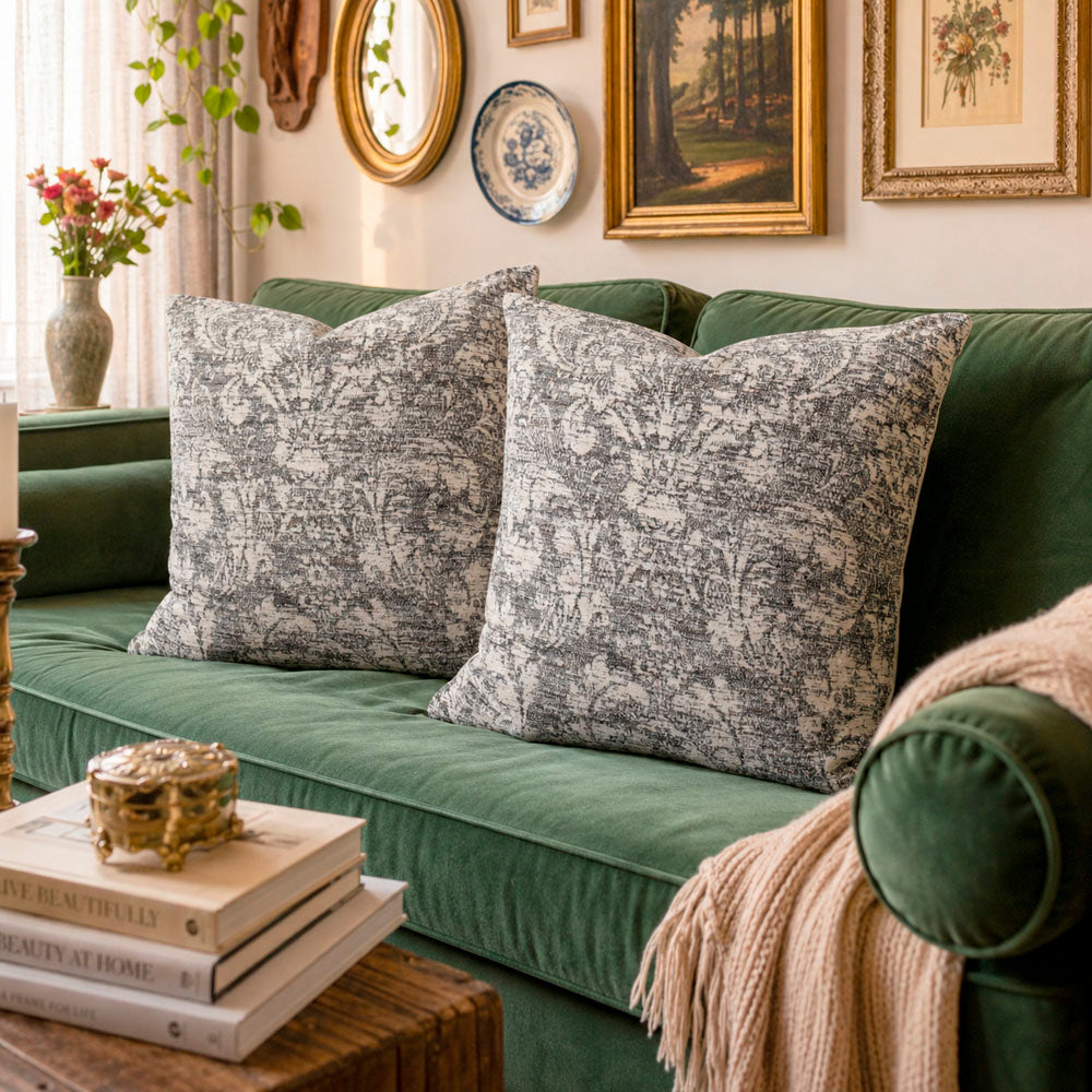 Soren Damask Jacquard Pillow Covers