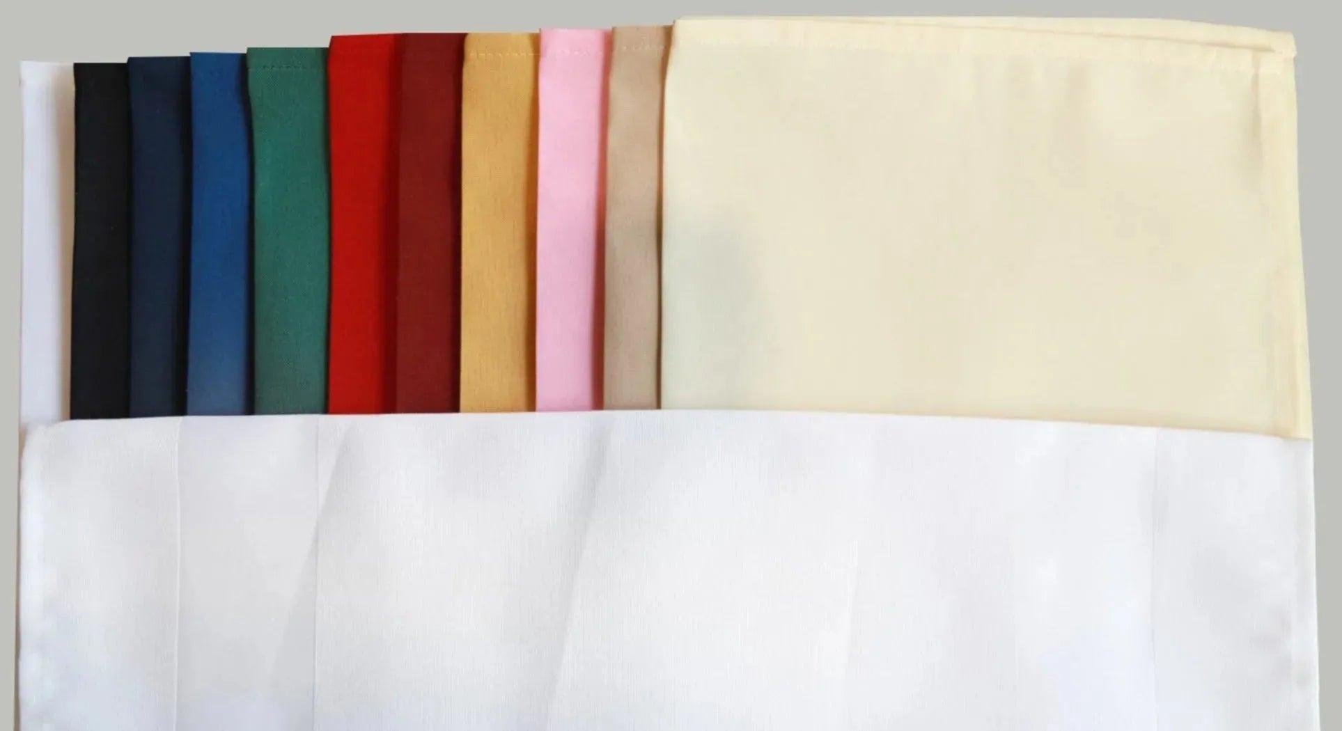 MJS 100% Spun Polyester 1 PLY Table Linens Napkins 12 PK - PRHOMZ