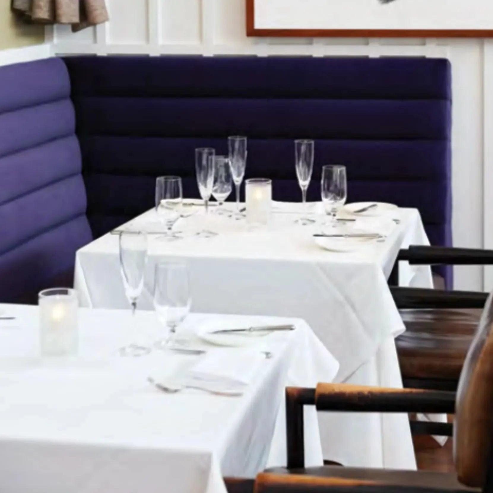 MJS 100% Spun Polyester 2 PLY Banquet & Square Table Linens 6 PK - PRHOMZ