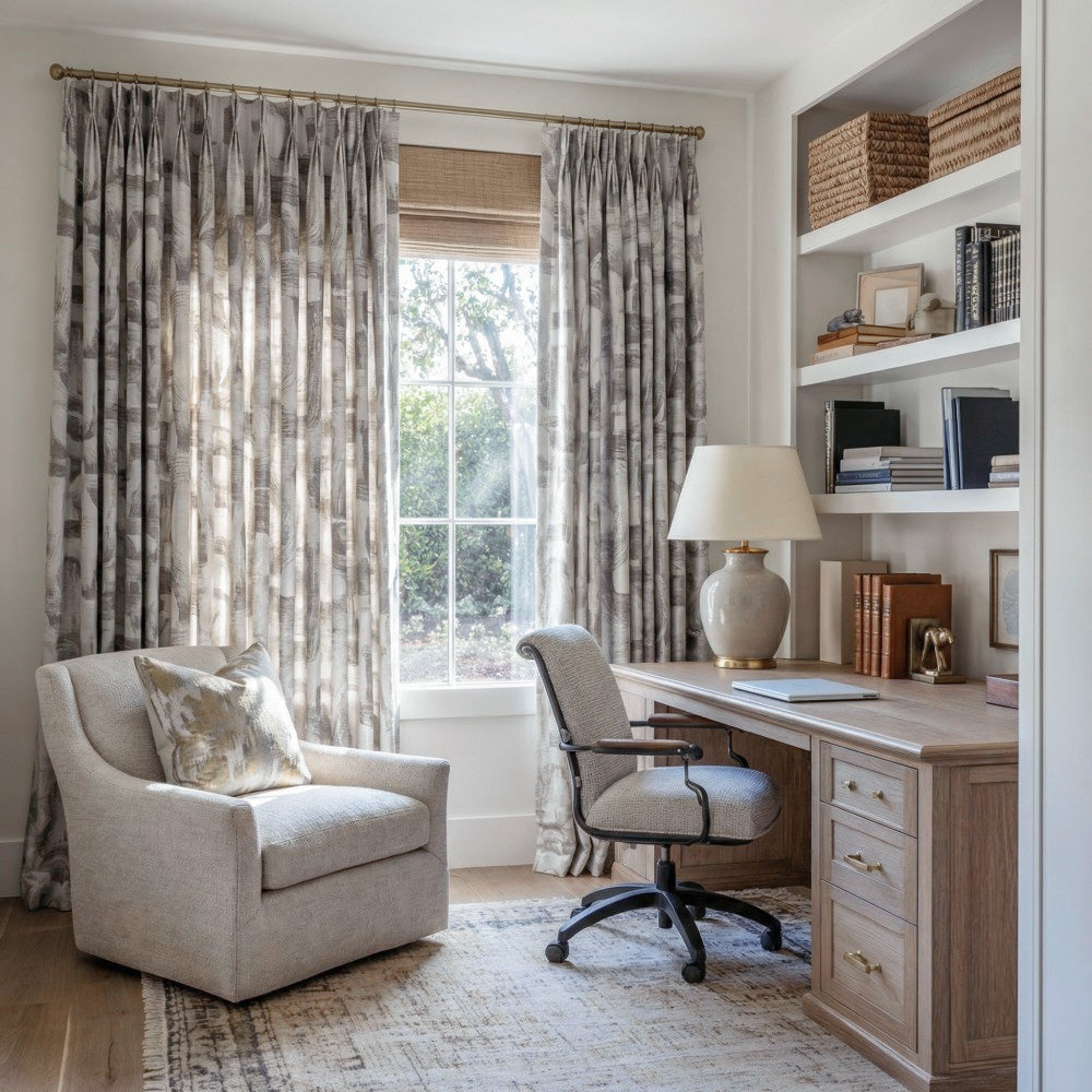 Stark Modern Abstract Geometric Curtains