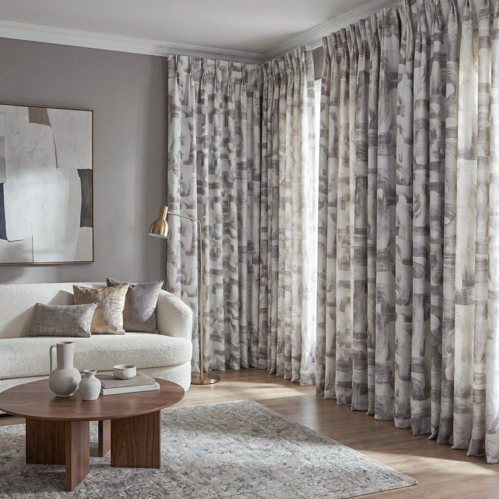 Stark Modern Abstract Geometric Curtains