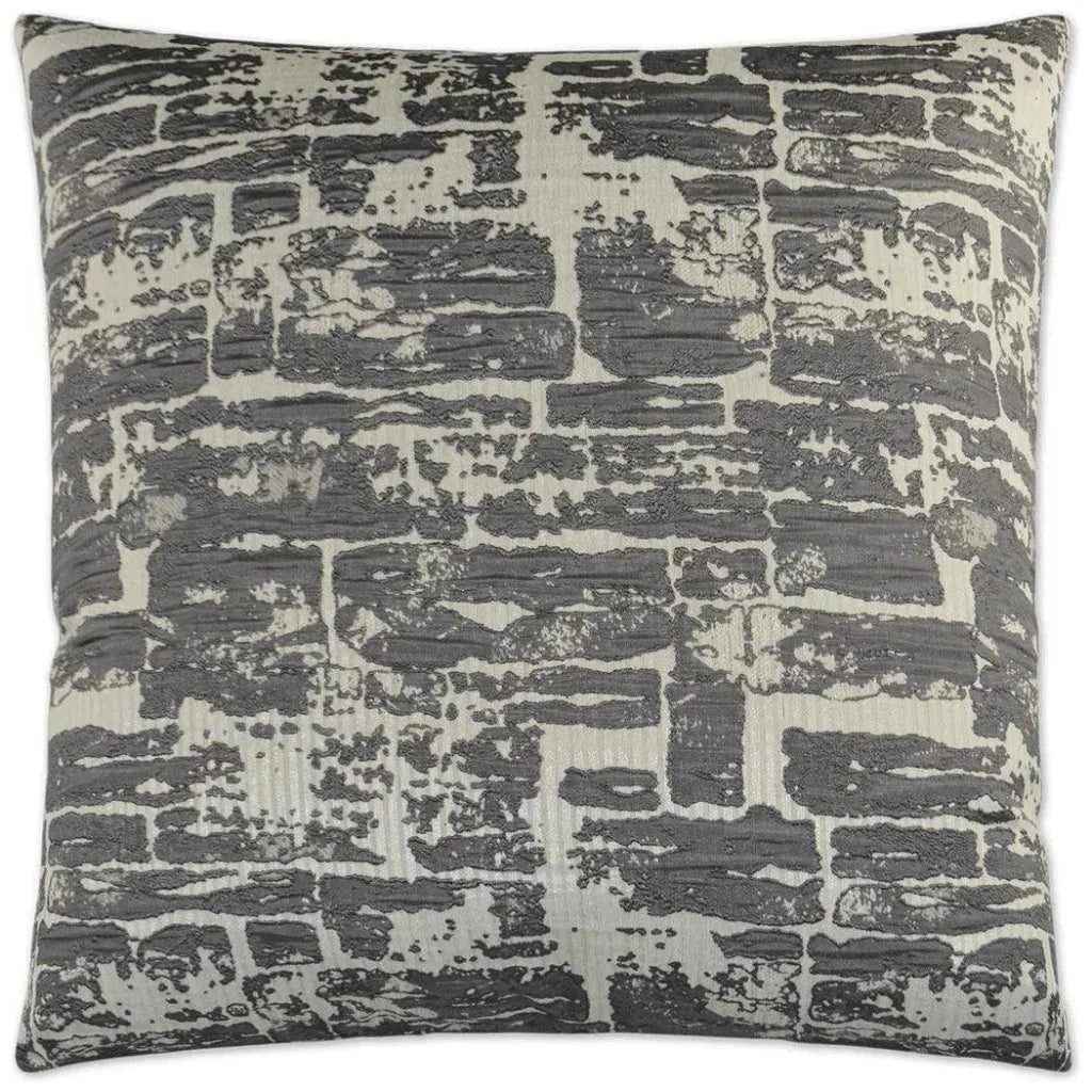 Stonewall Coal Grey Throw Pillow With Insert