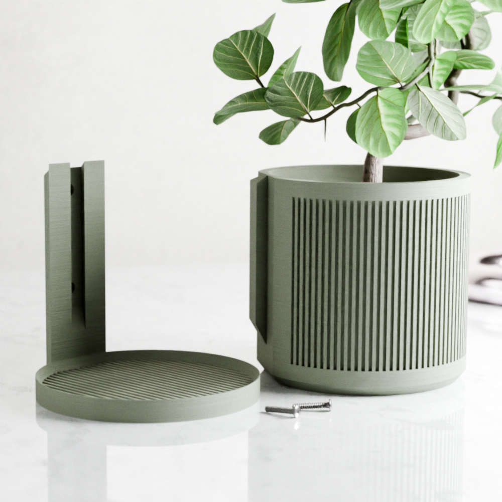 Hanging STREAM Wall Planter-4