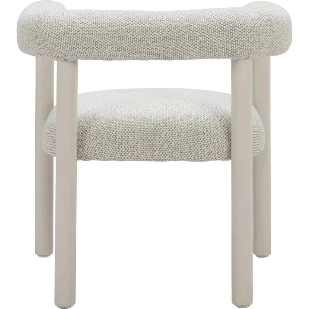 Sunbath Aluminum White Dining Arm Chair 2PC