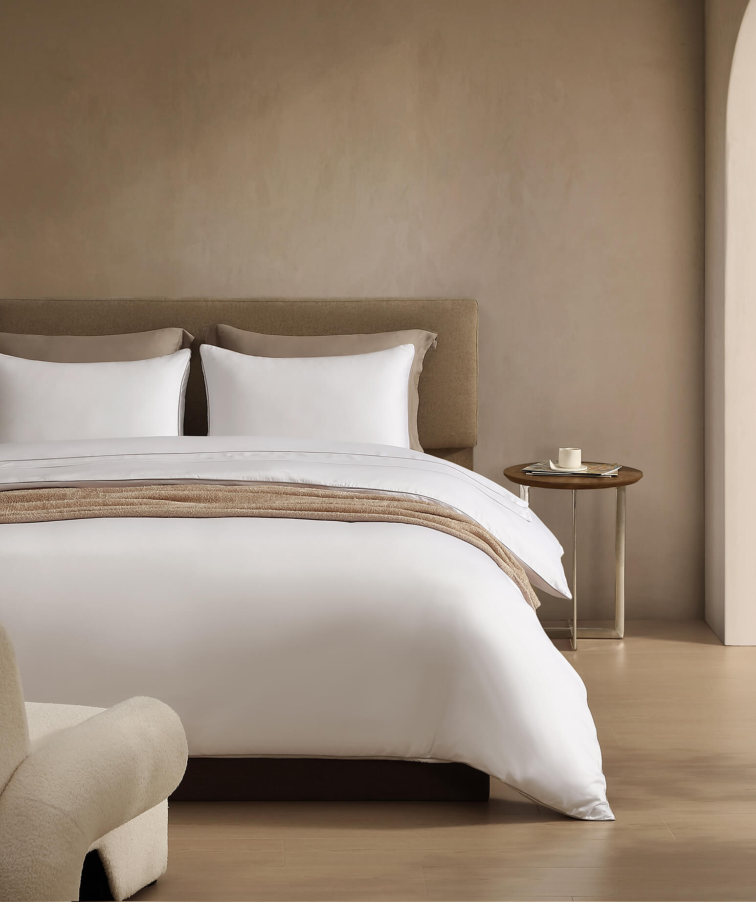 Bamboo Viscose Luxe Duvet Cover with Piping