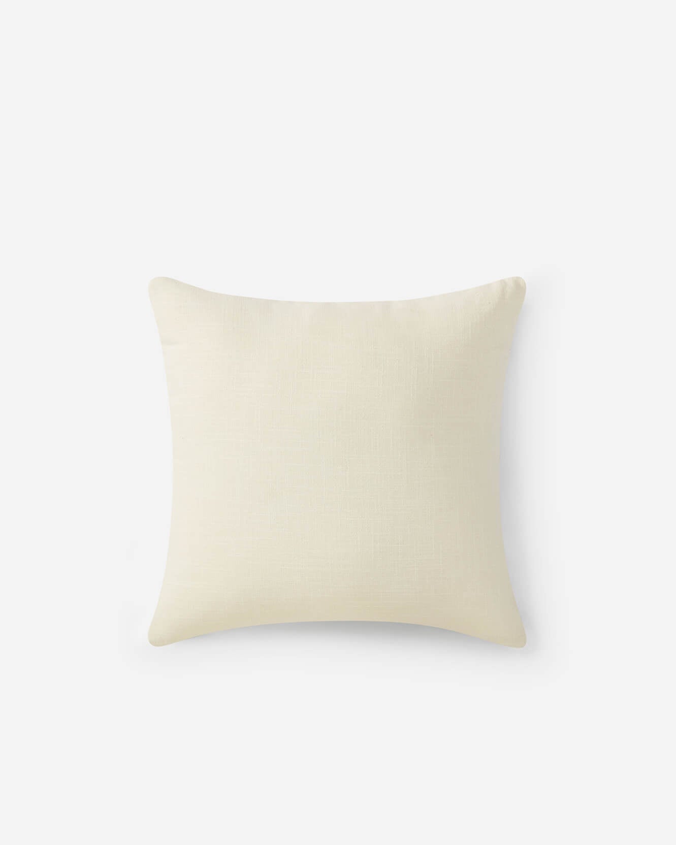 Palm Leaf Embroidered Throw Pillow