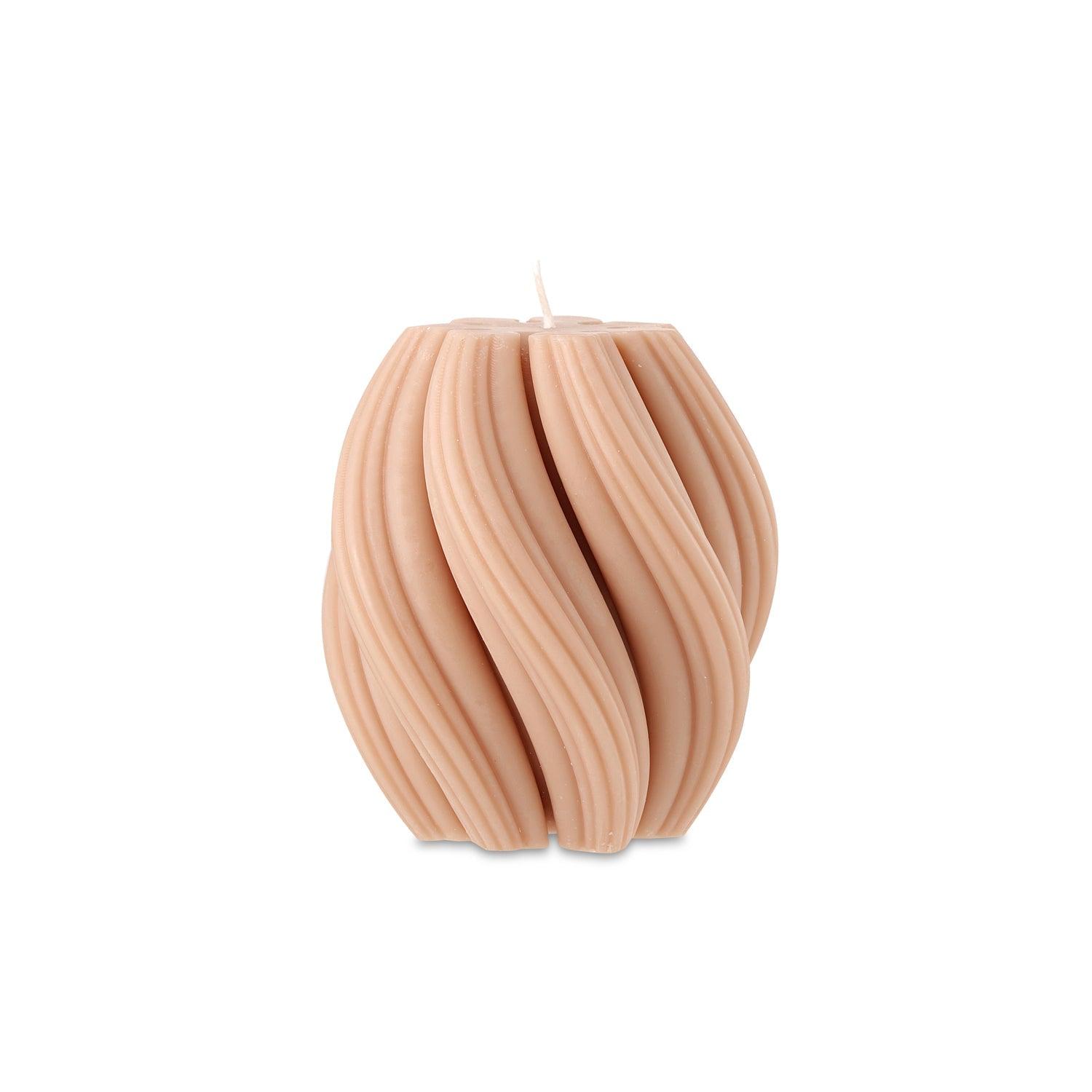 Swirl Candle-Amber-Orange Blossom - PRHOMZ