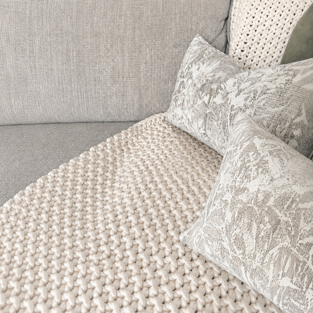 Sylva Foliage Pattern Jacquard Pillow Covers