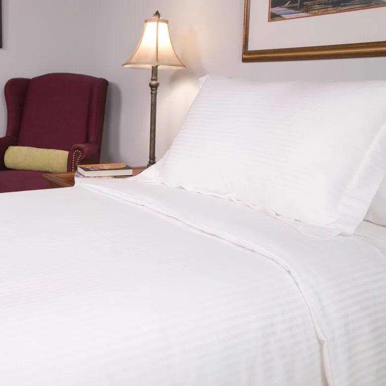 T-250 Blended Collection 5 MM Satin Stripes Sheets - PRHOMZ