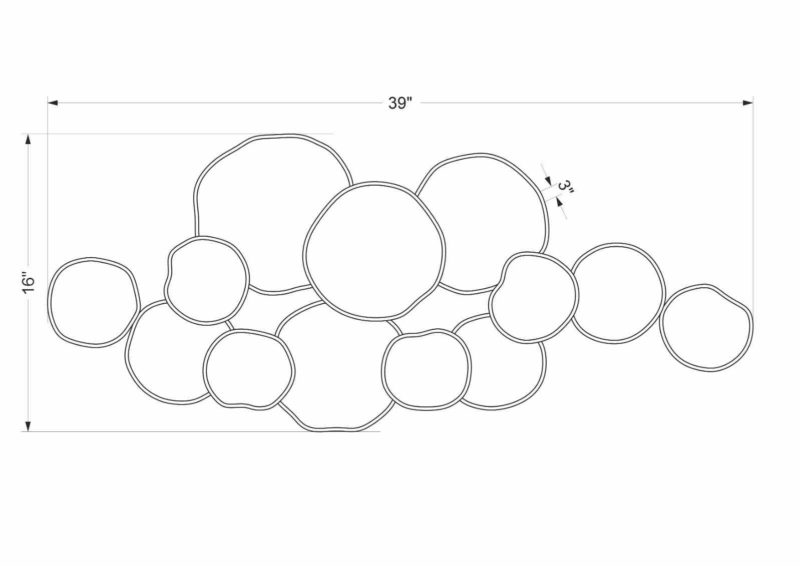 Termianak Black Wall Decor-1