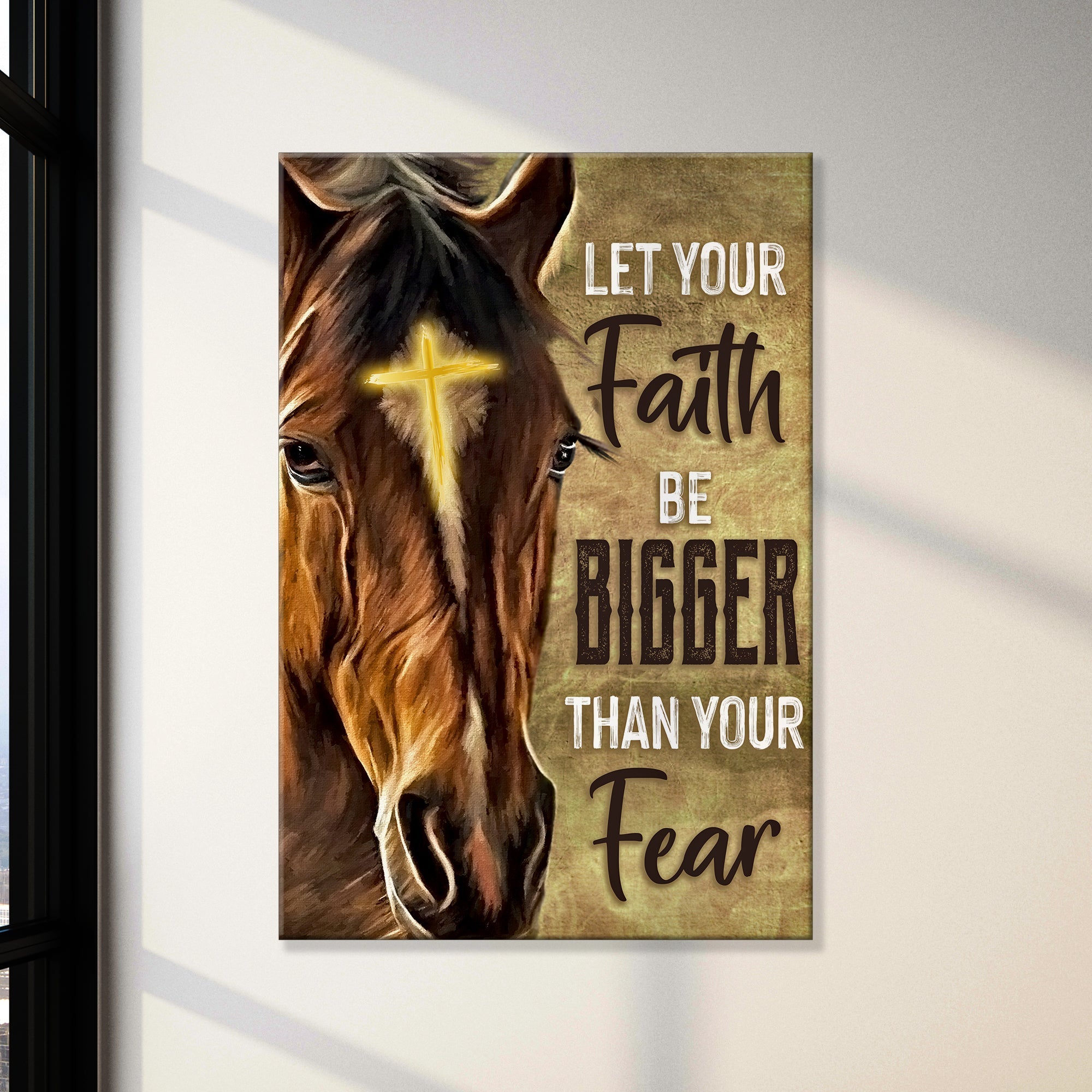 Christian Horse Painting Sign