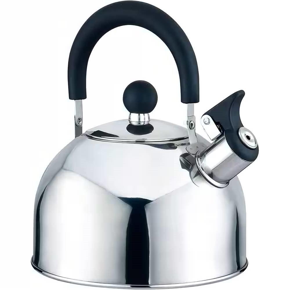 2.5 Quart Stainless Steel Whistling Teapot Kettle with Stay Cool Handle - PRHOMZ