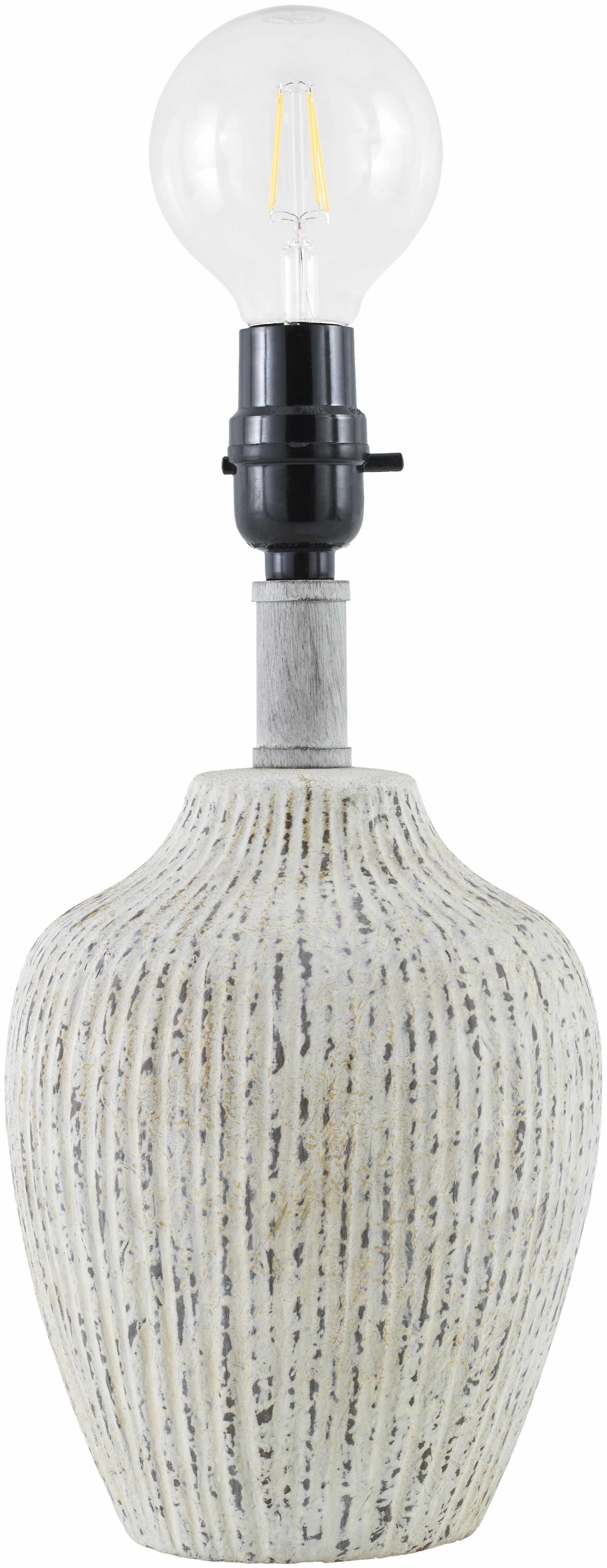 Turluianu Off White Ceramic Table Lamp-4