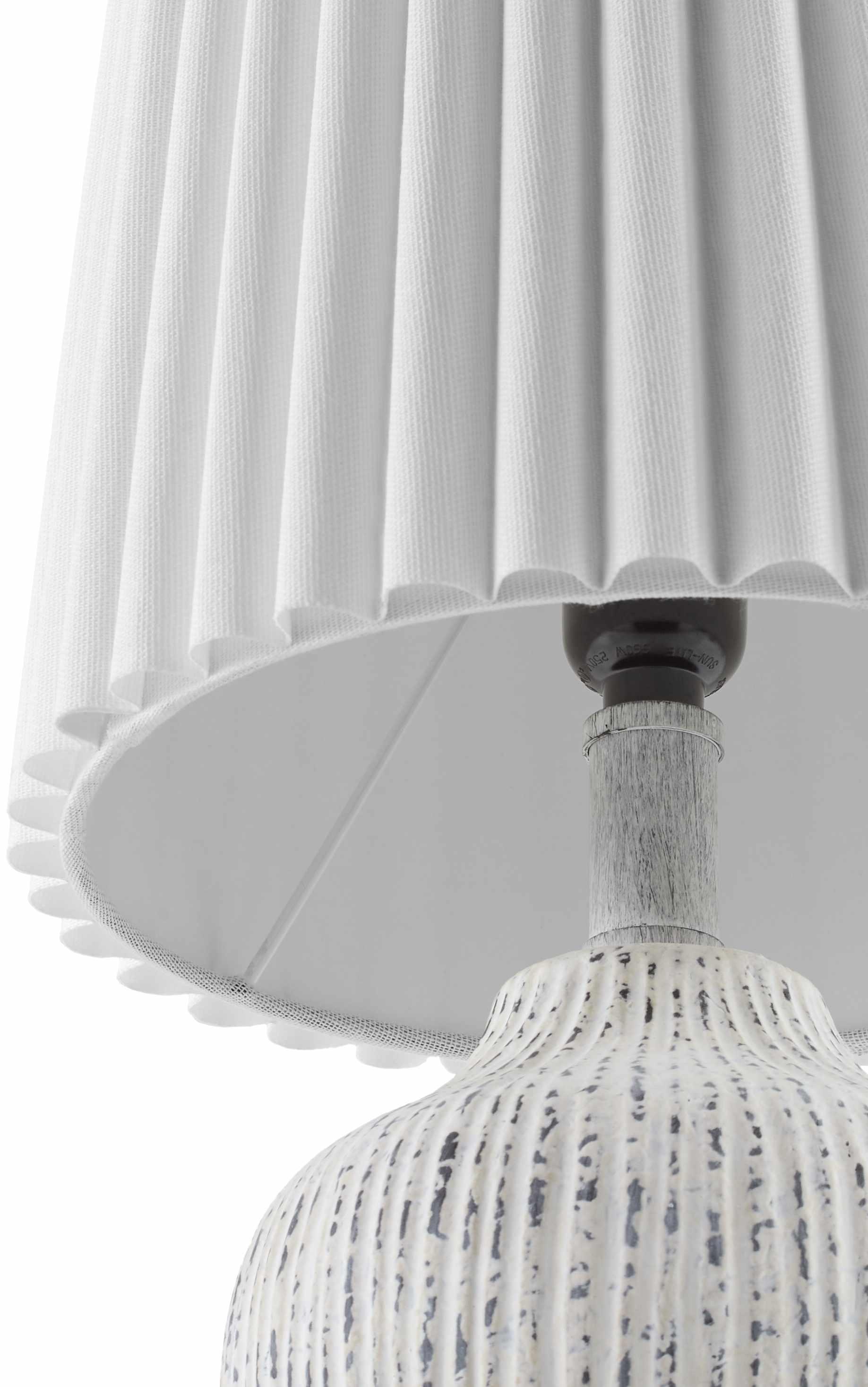 Turluianu Textured Ceramic Table Lamp - PRHOMZ