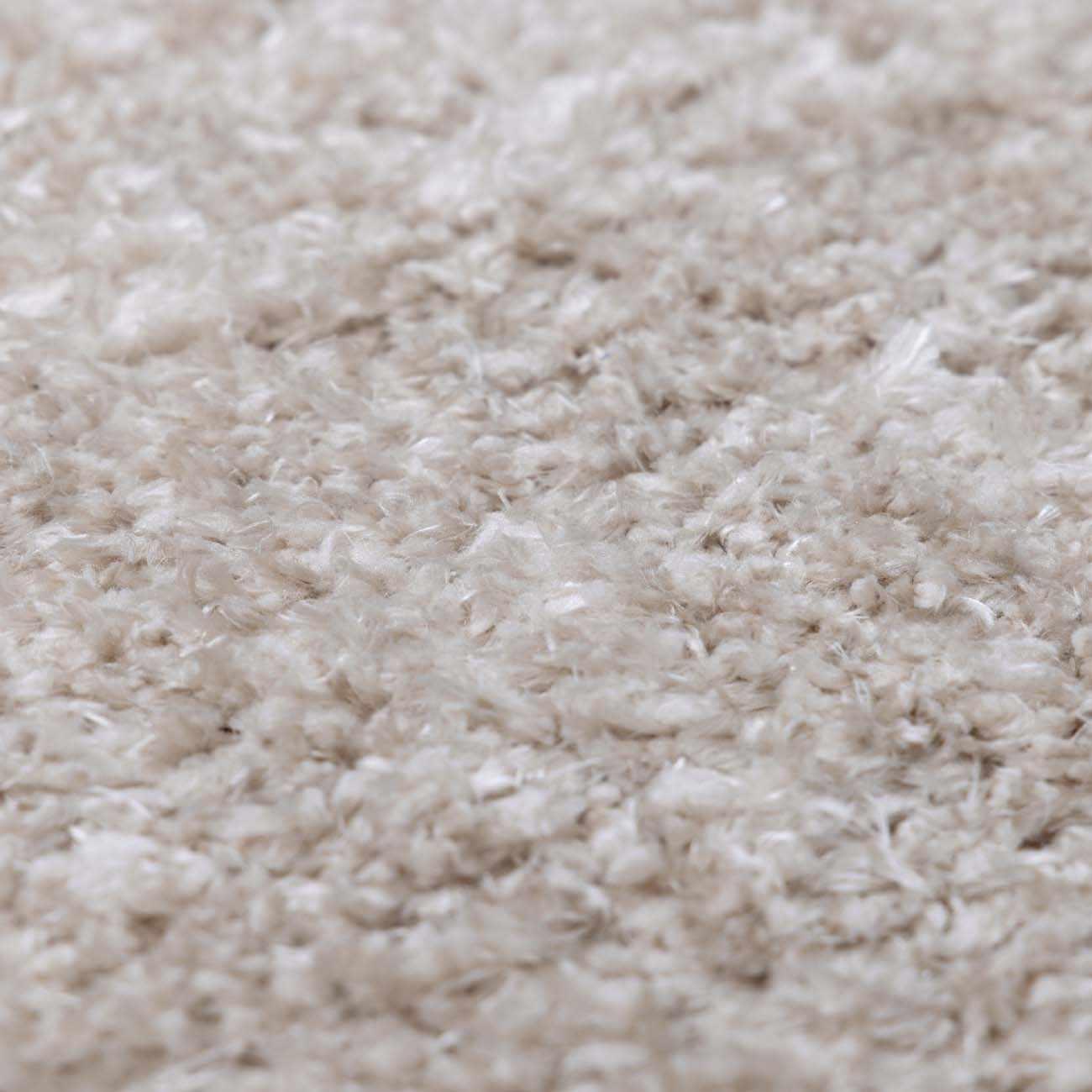 Siari Solid Oatmeal Shag Rug - PRHOMZ