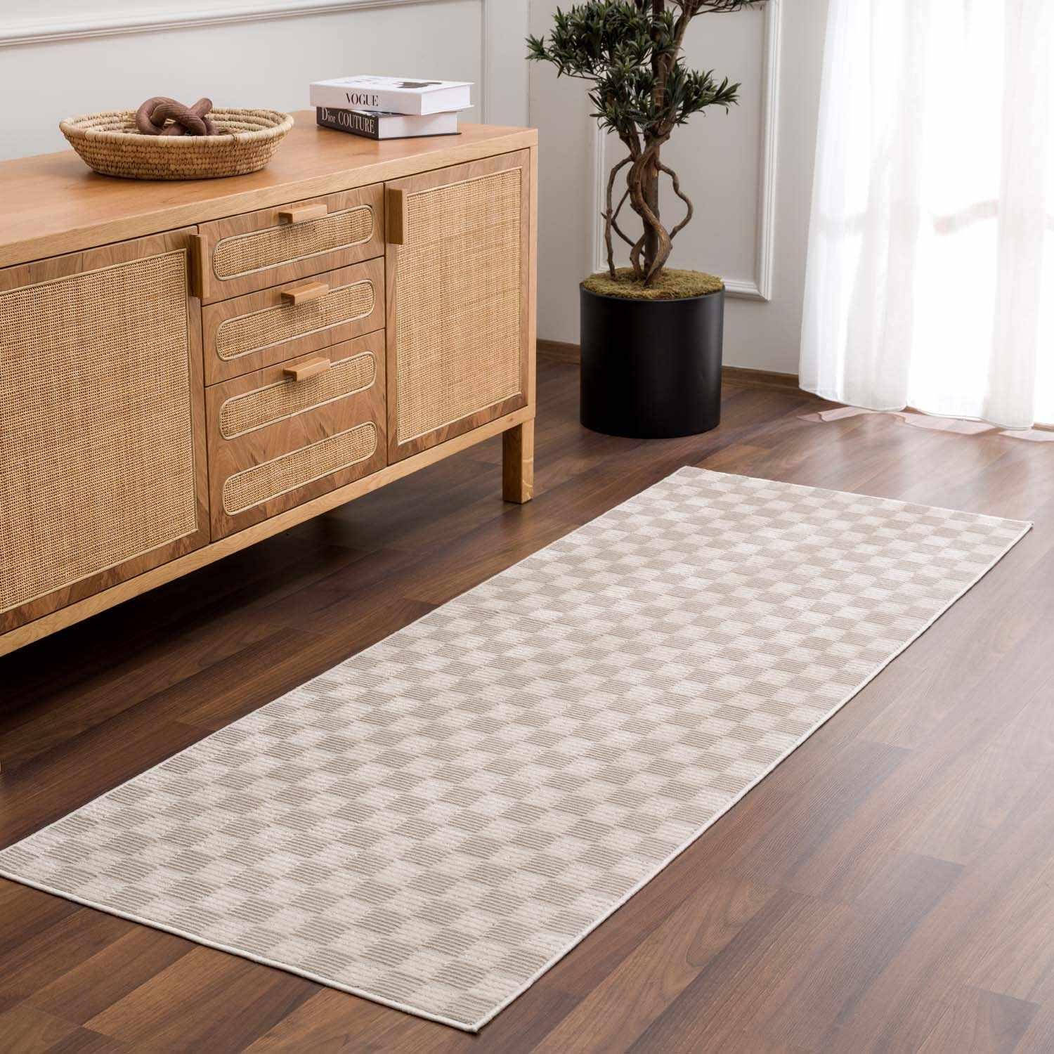 Truls Biscotti Gambit Washable Rug - PRHOMZ