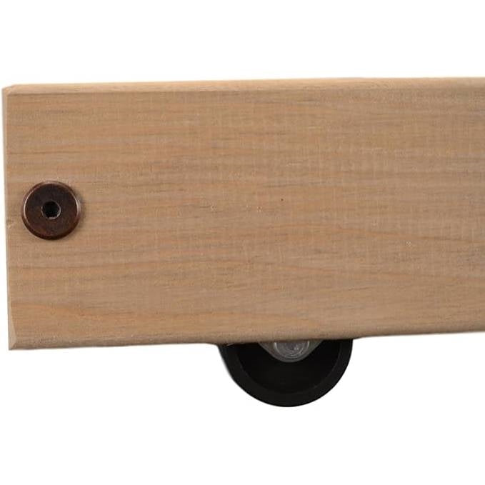 Twin size Solid Wood Roll-Out Trundle Bed Frame - Made in USA-4