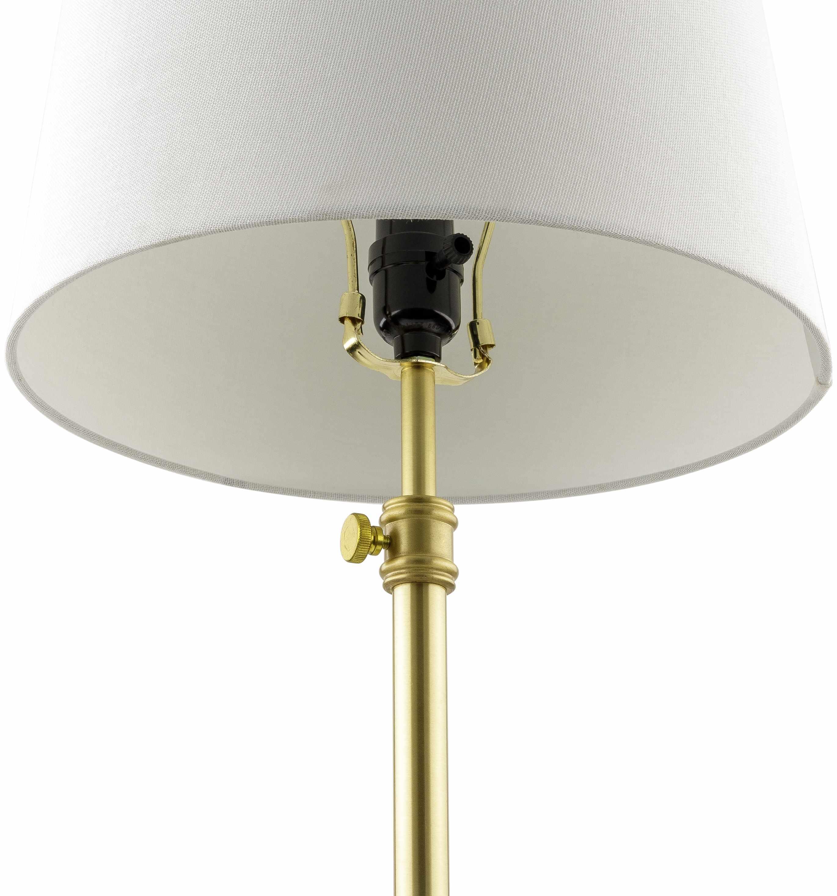 Tyulyachi White Ceramic Table Lamp - PRHOMZ