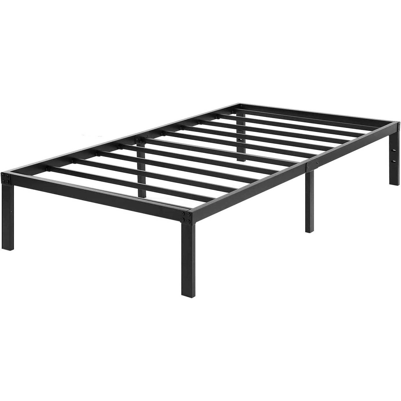 Twin size 16-inch Heavy Duty Metal Bed Frame with 3,000 lbs Weight Capacity - PRHOMZ