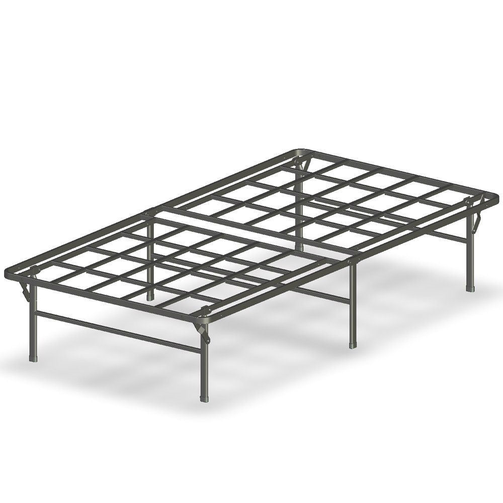 Twin XL Heavy Duty Foldable Metal Platform Bed Frame-0