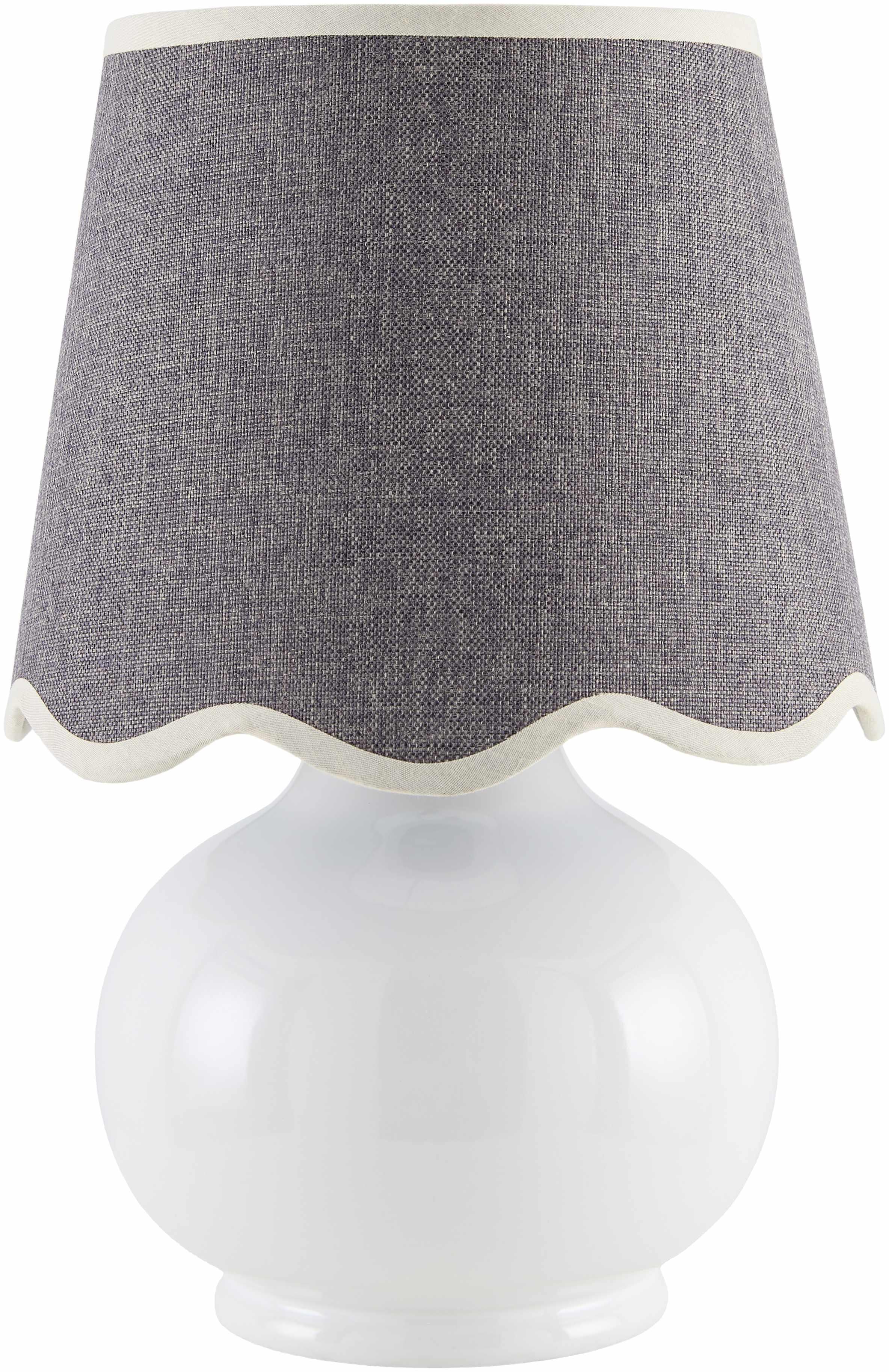 Theisseil Gray Shade Table Lamp - PRHOMZ