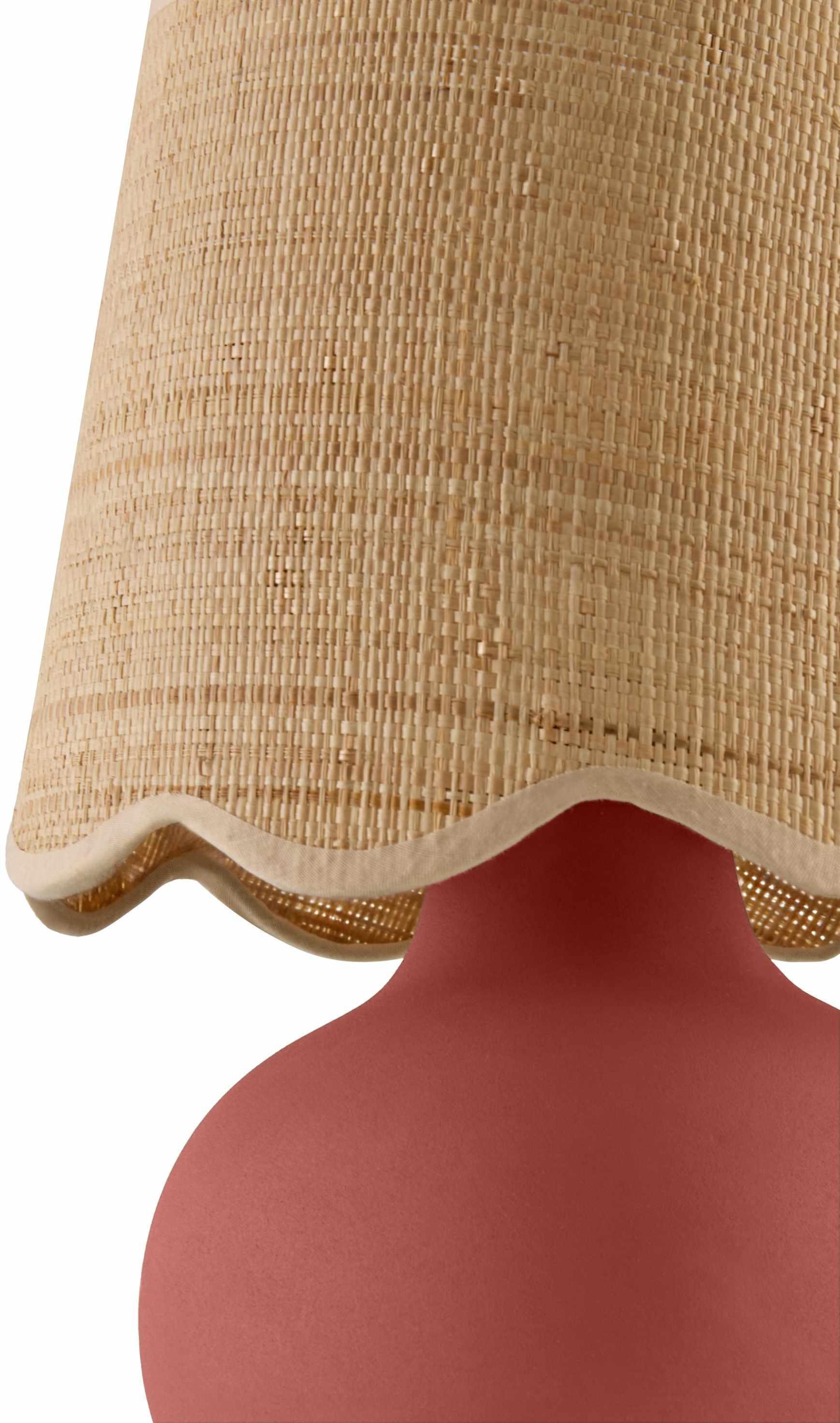 Theisseil Brick Red Table Lamp-4