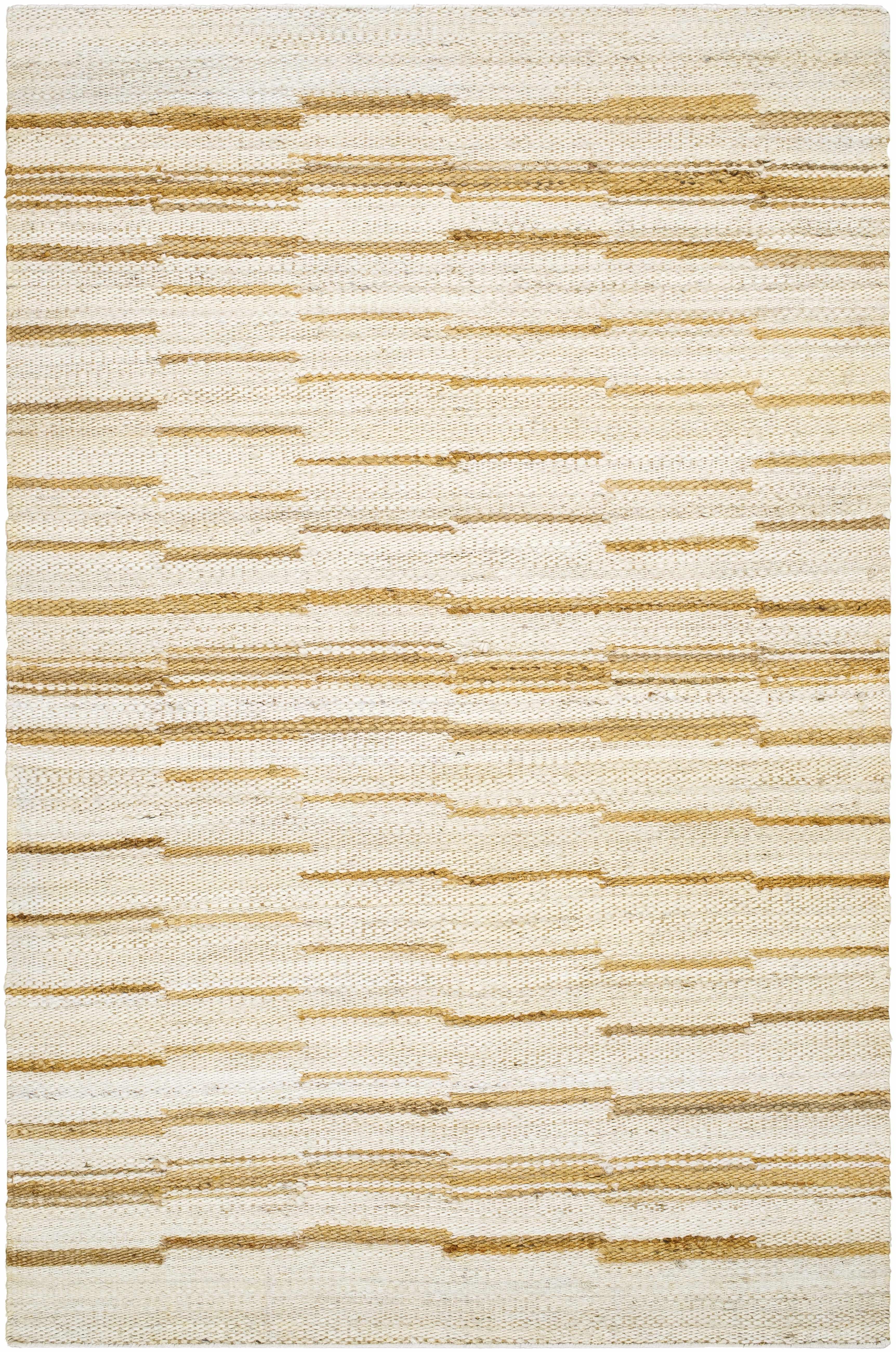 Tivon Broken-Striped Jute Rug - PRHOMZ