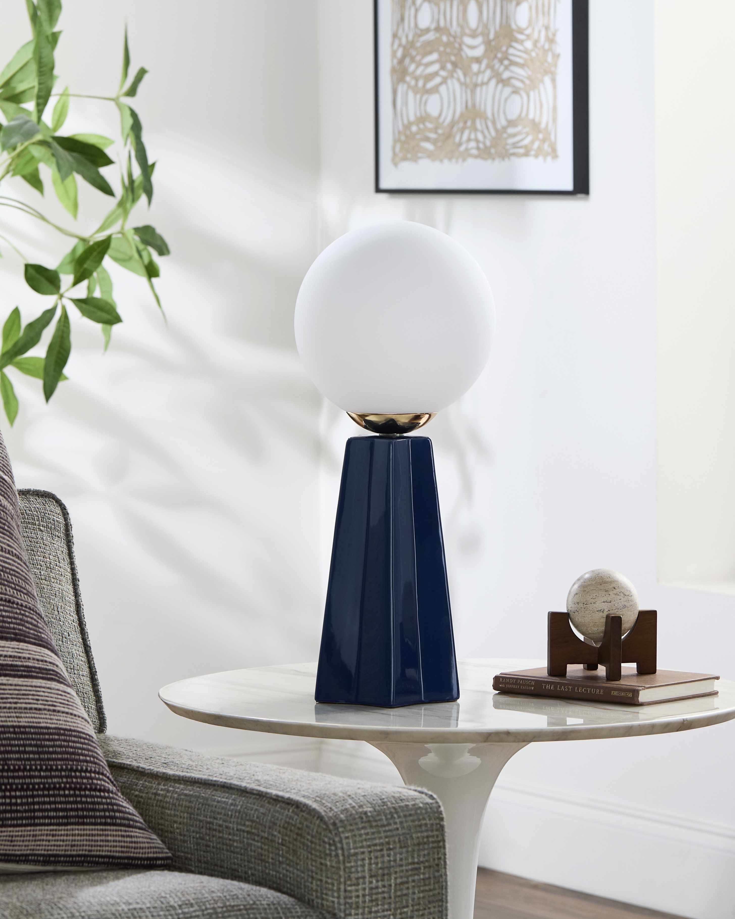 Tayeeglow Navy Table Lamp-1
