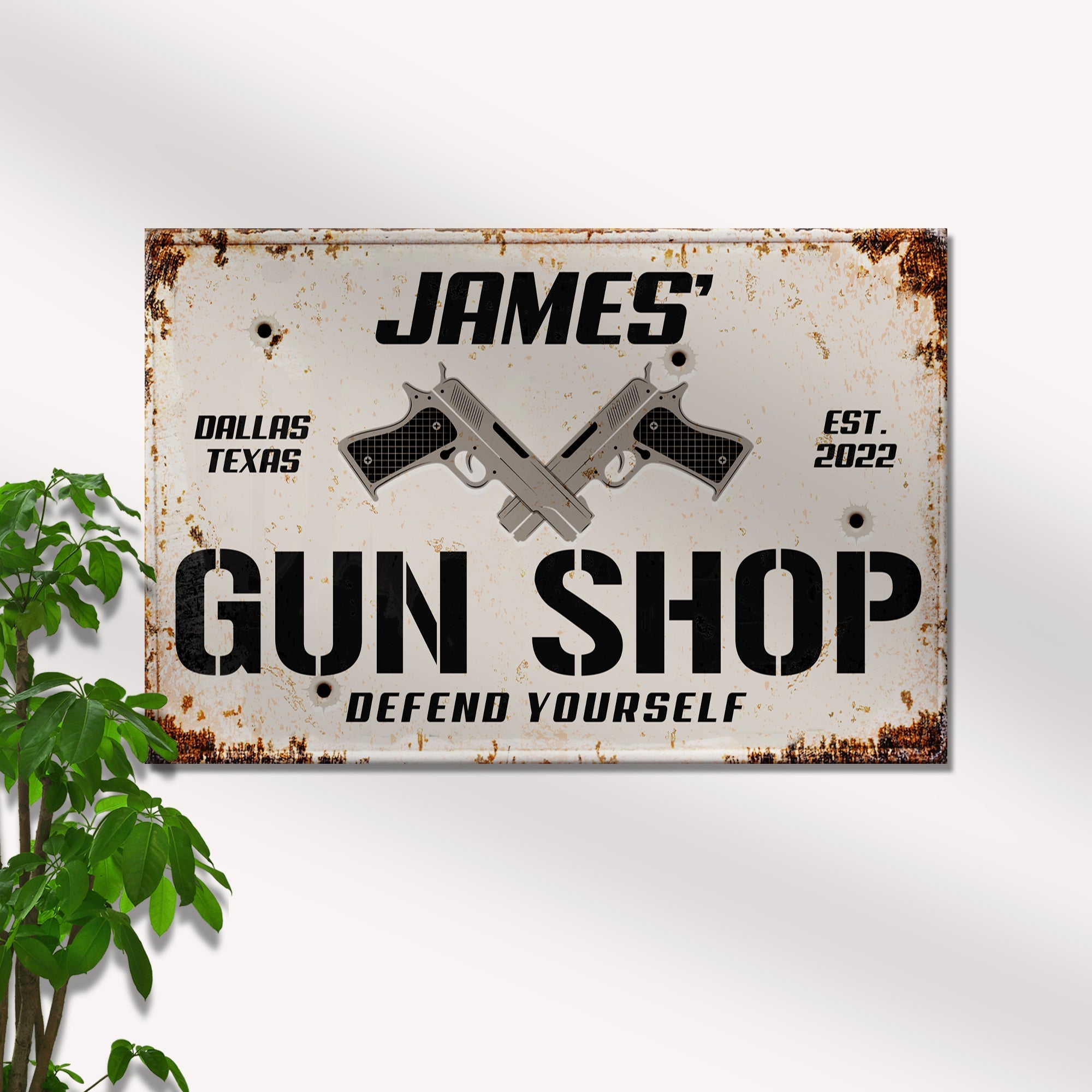 Gun Shop Sign III