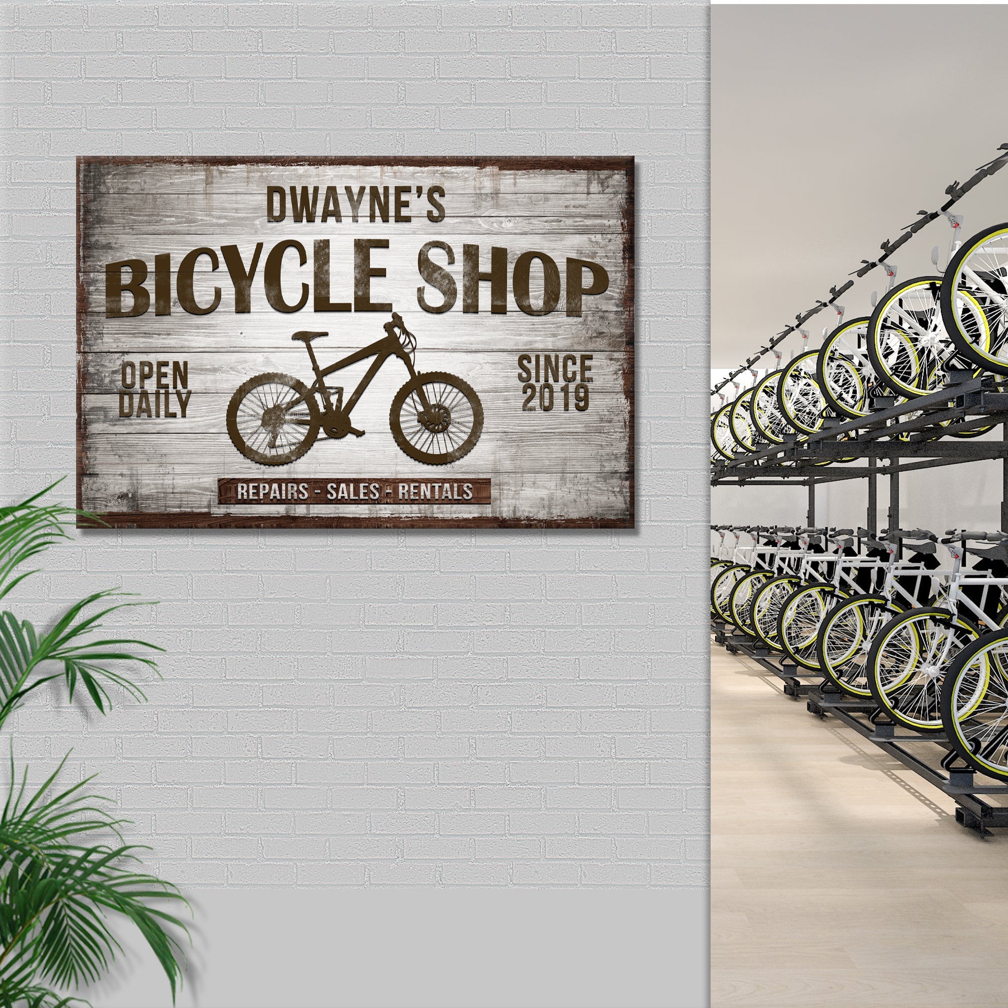 Bike Shop Sign III