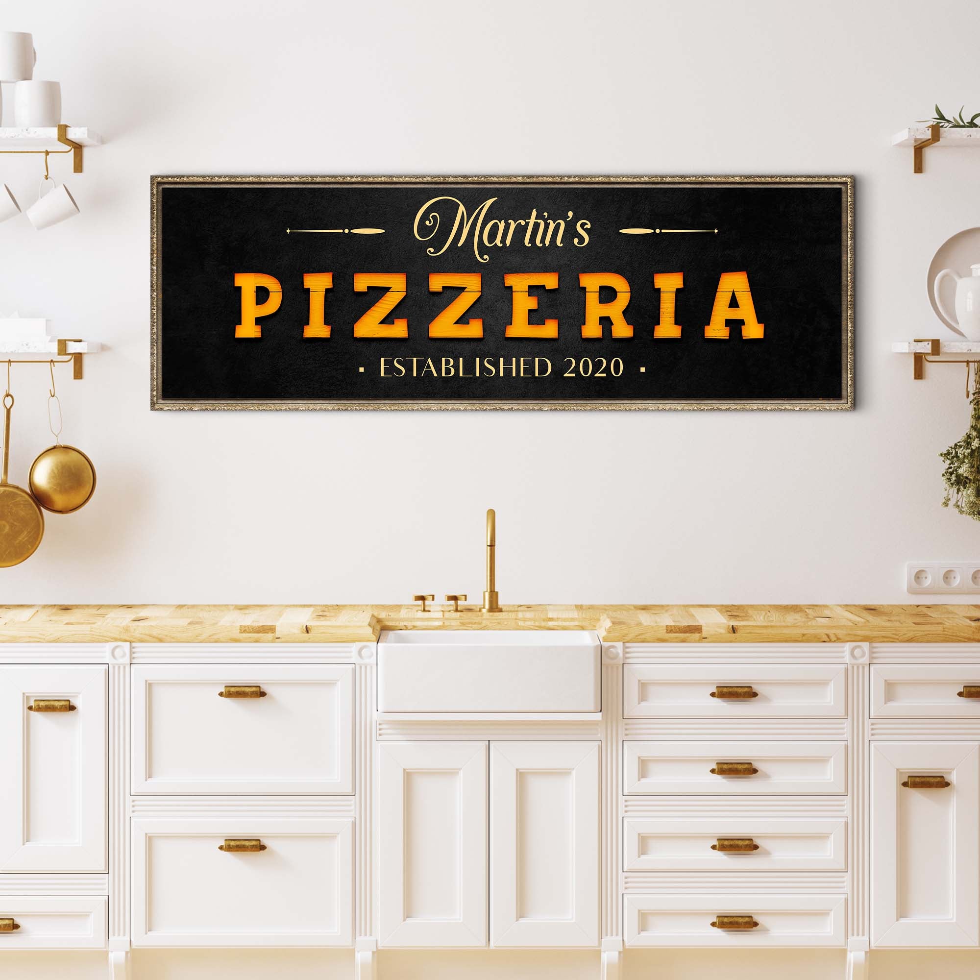 Wood Pizzeria Sign