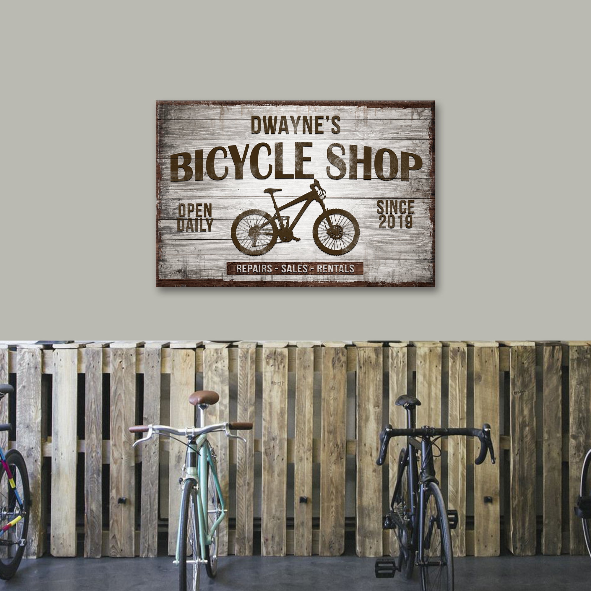 Bike Shop Sign III
