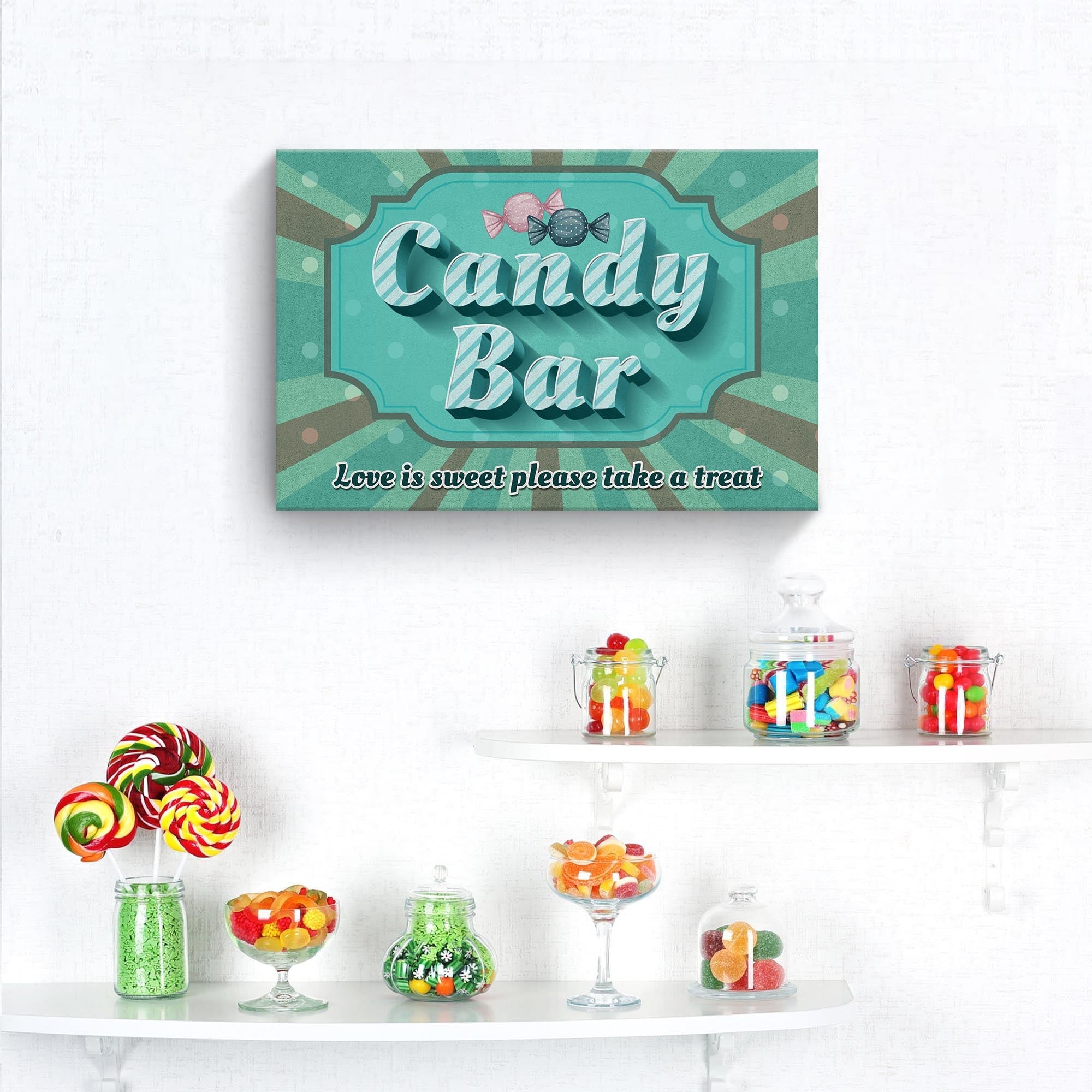 Love Is Sweet Take A Treat Candy Bar Sign III