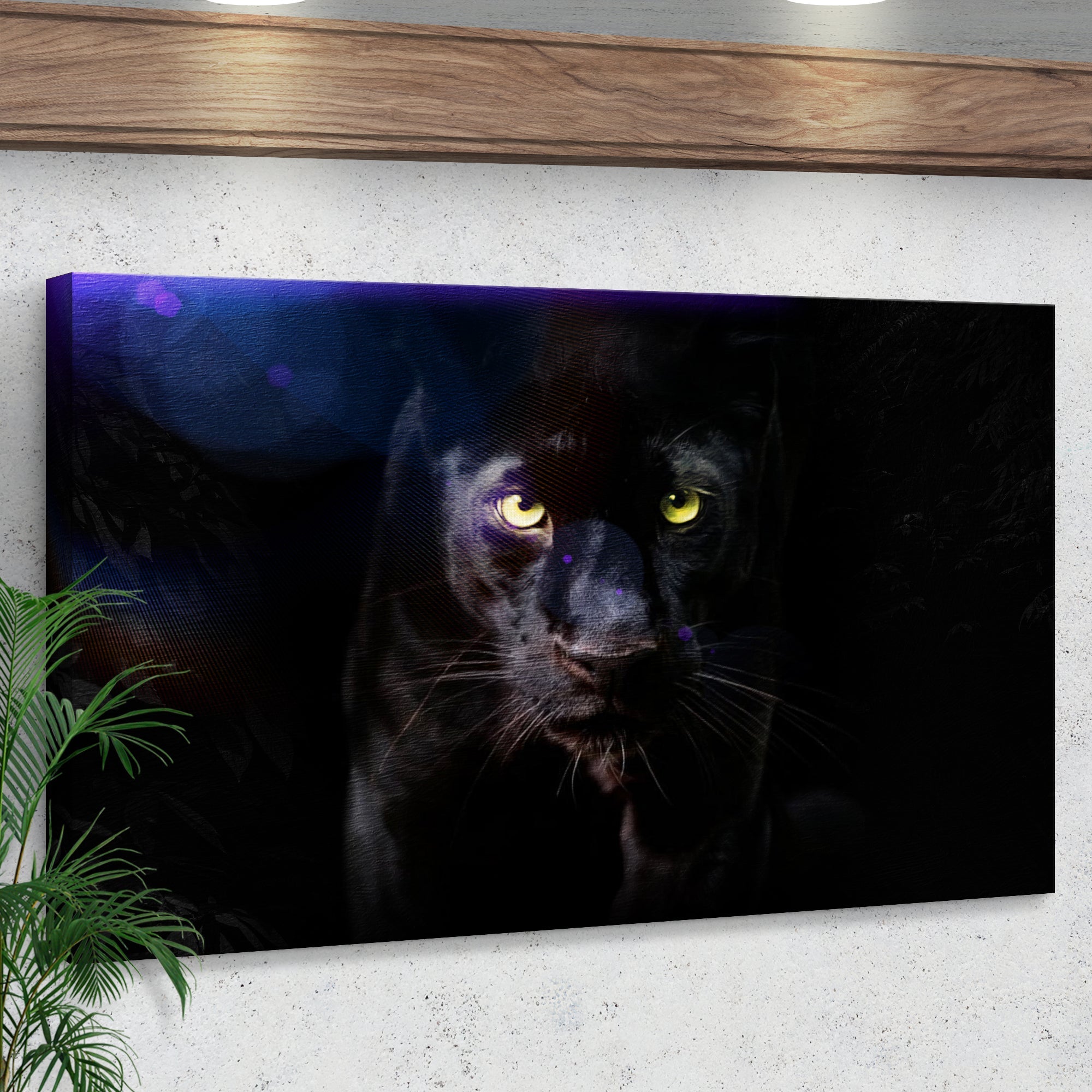 Rare Black Panther Canvas Wall Art