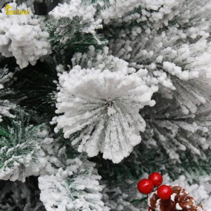 Pine Needles Christmas Tree with Hanging Sticks-2