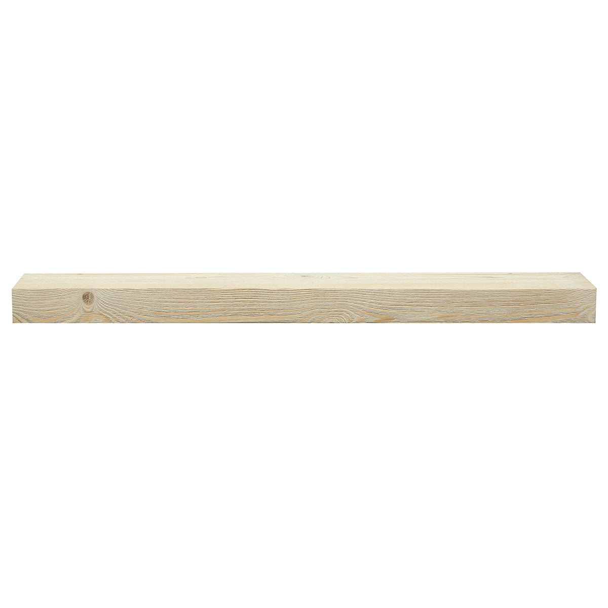 Textured Solid Floating Timber Fireplace Mantel Shelf