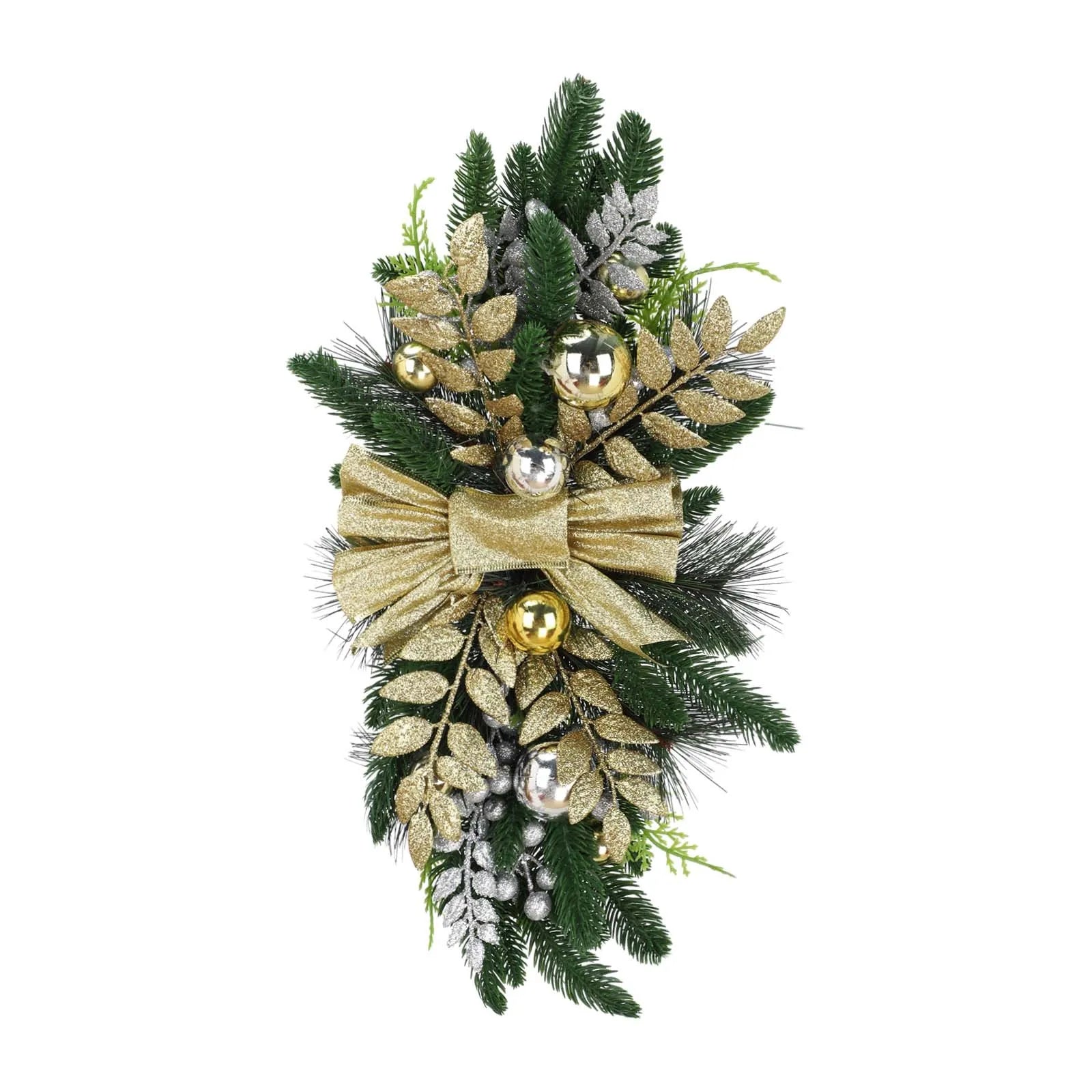 Cordless Pre-lit Christmas Wreath-0