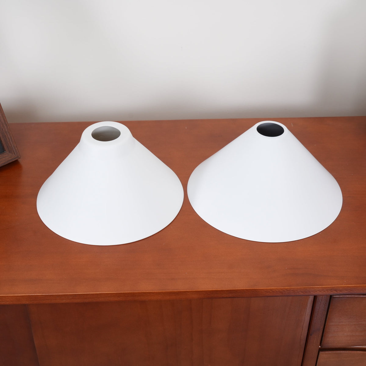 Brass Two-Head Pendant Light with Ceramic Shades | Kitchen Island Fixture