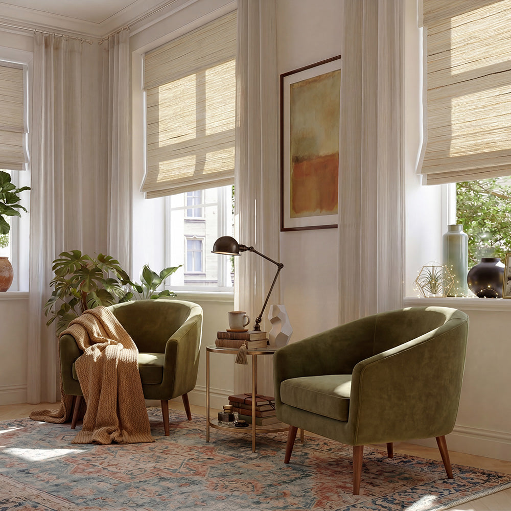Tranquil Pure Ramie Textured Woven Shade