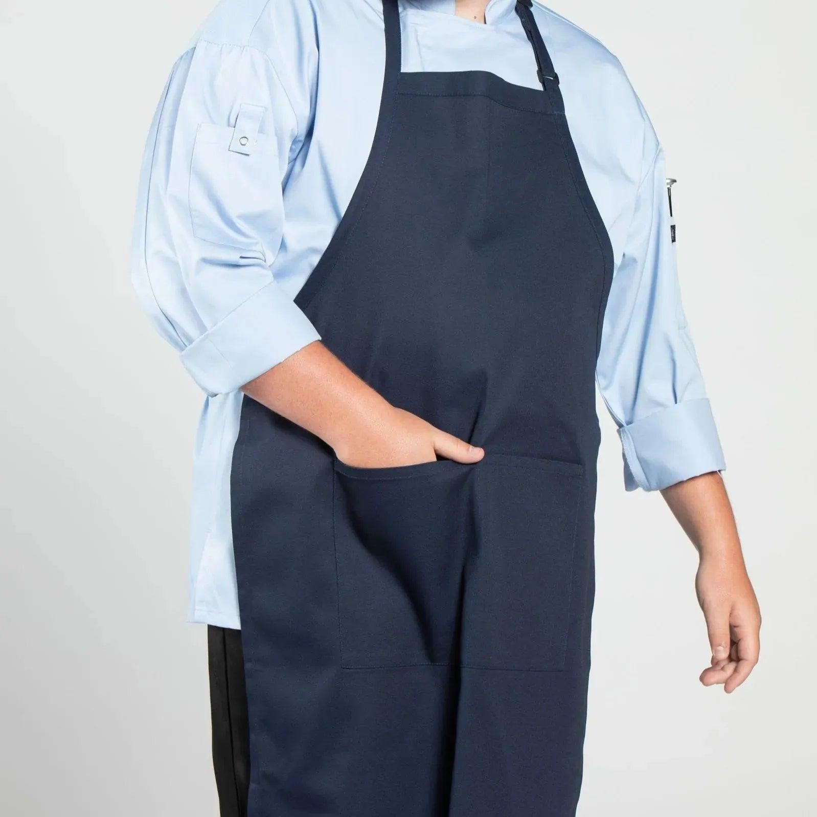 Twill Cotton Blend Adjustable Butcher Aprons 2 PK - PRHOMZ