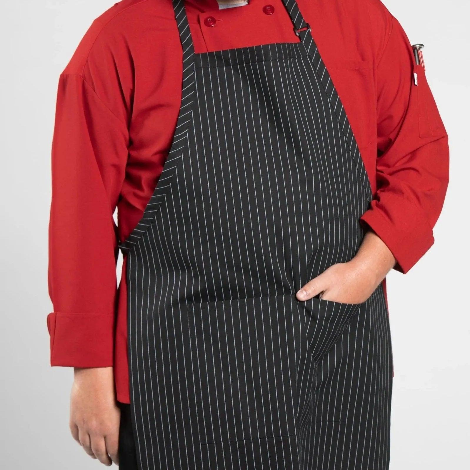 Twill Cotton Blend Adjustable Butcher Aprons 2 PK - PRHOMZ