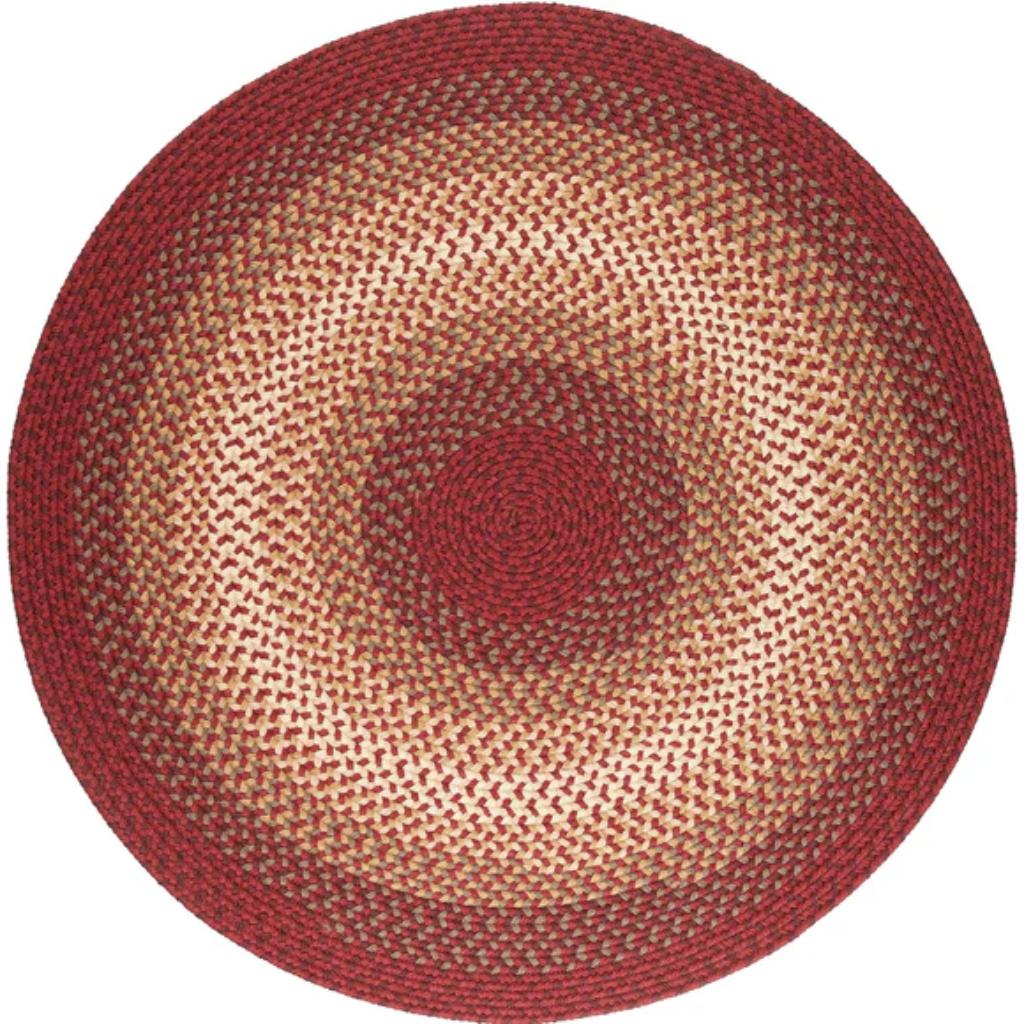 Twin River Braided Round Reversible Outdoor Rugs