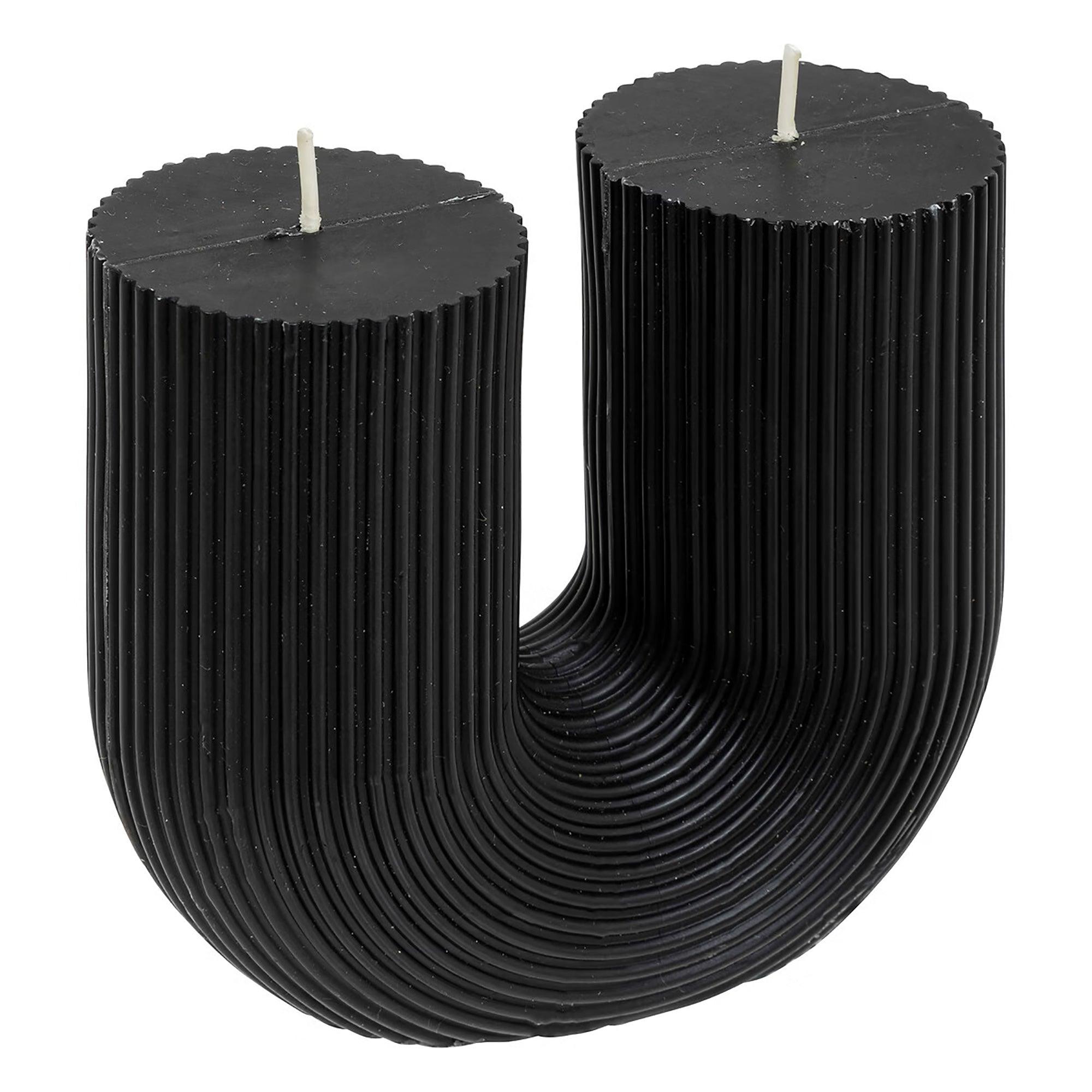 Arch Candle-Black-Cranberry - PRHOMZ