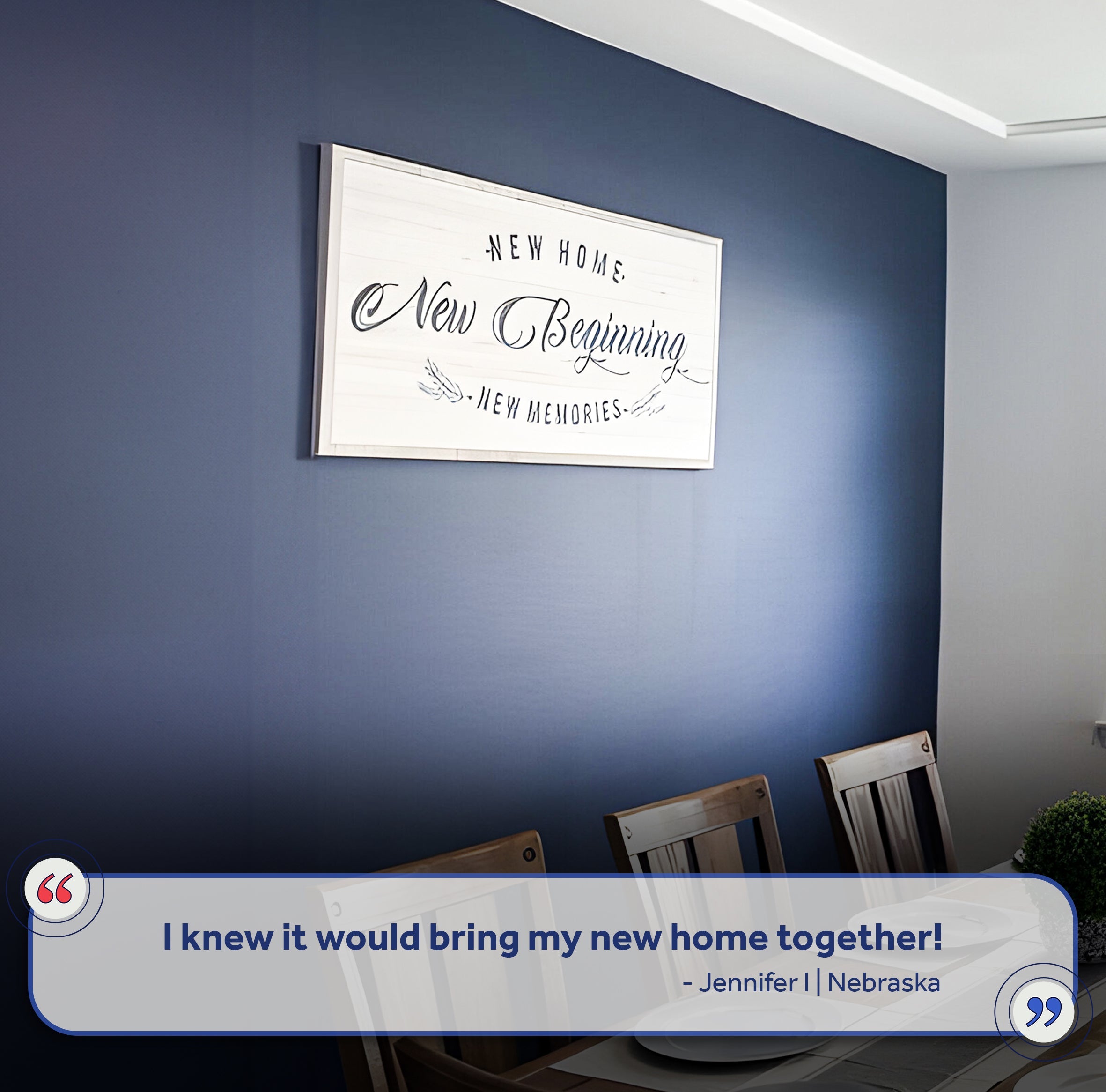 New Home, New Beginning Sign III