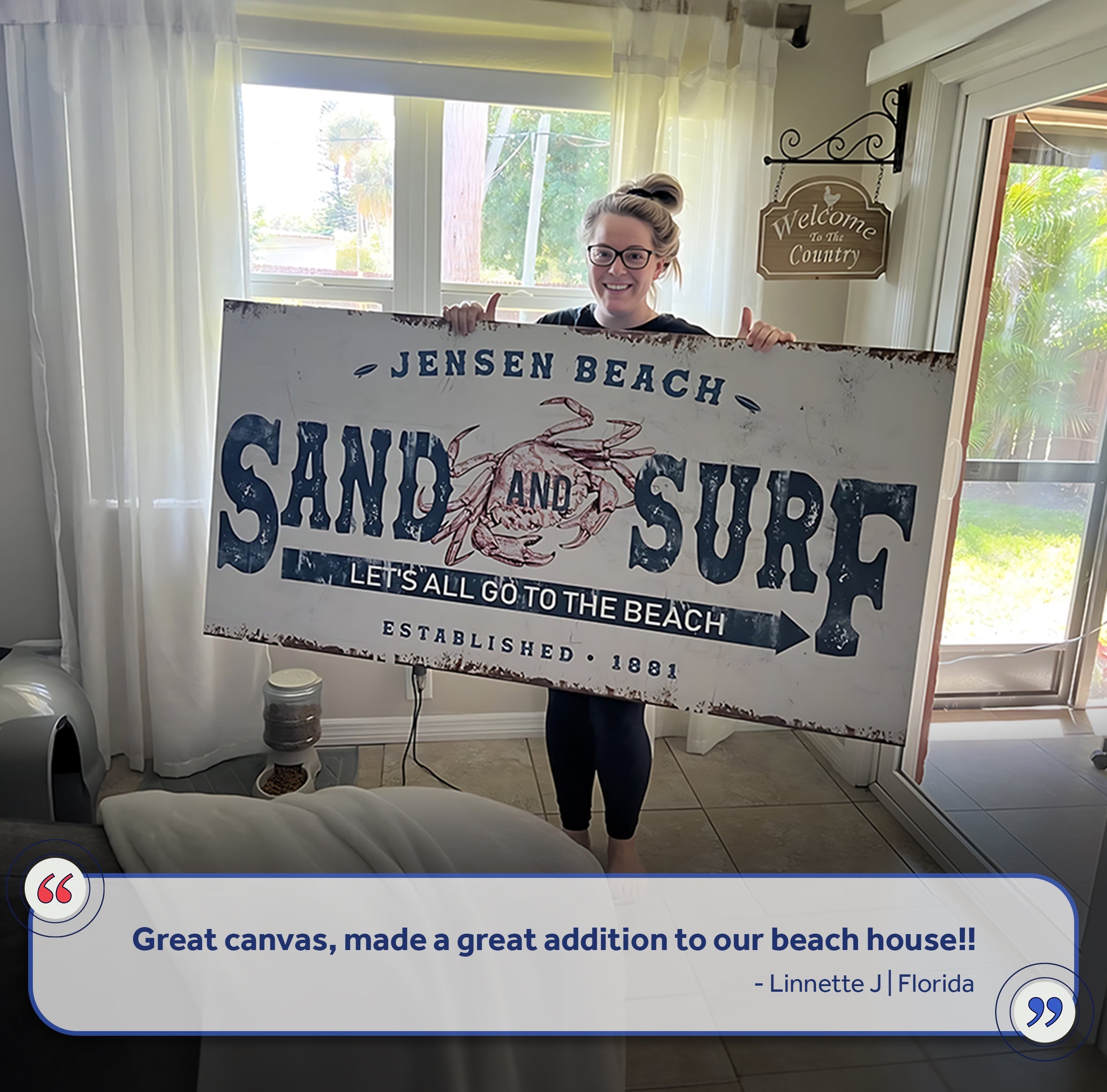 Sand And Surf Sign